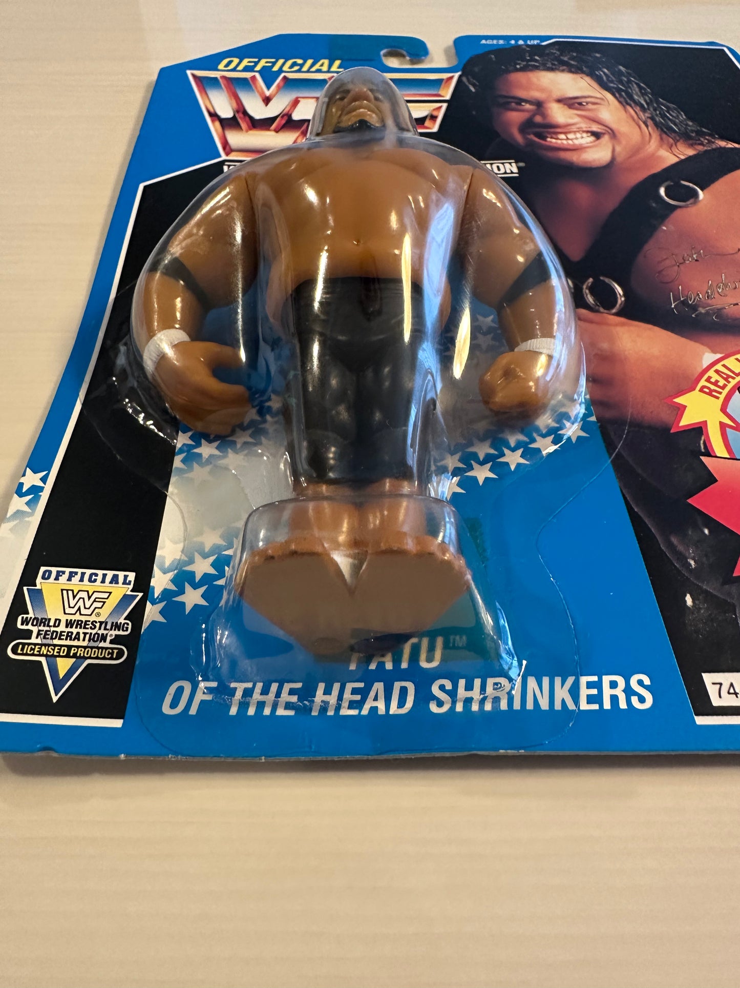 Fatu the Headshrinker Series 10 WWF Hasbro