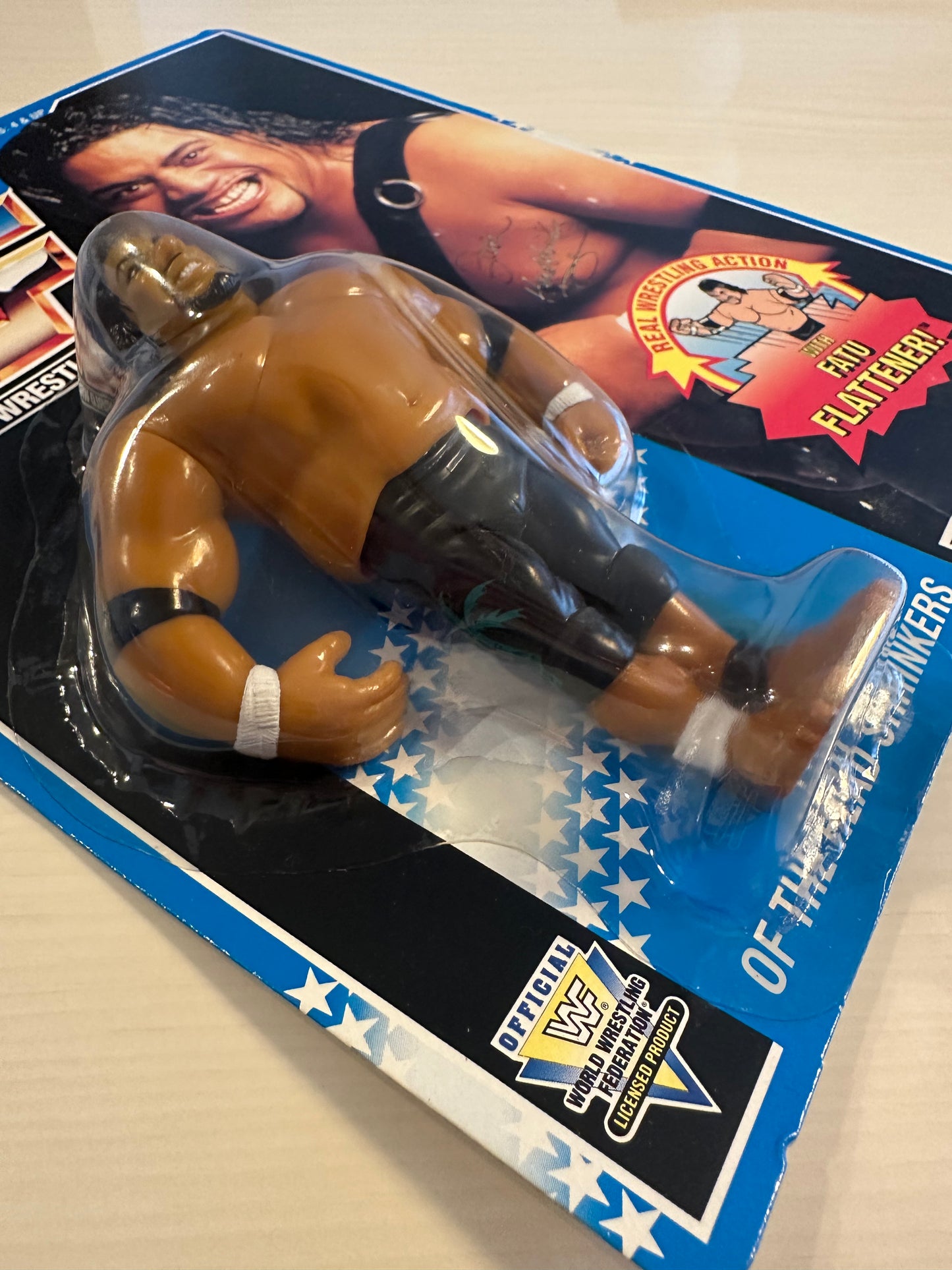 Fatu the Headshrinker Series 10 WWF Hasbro