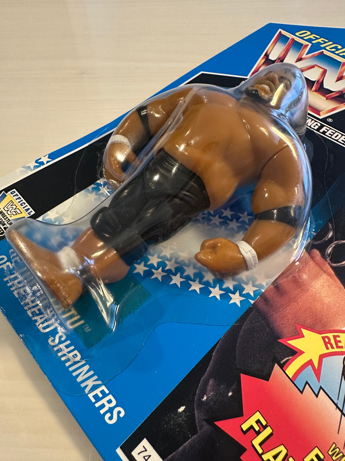 Fatu the Headshrinker Series 10 WWF Hasbro