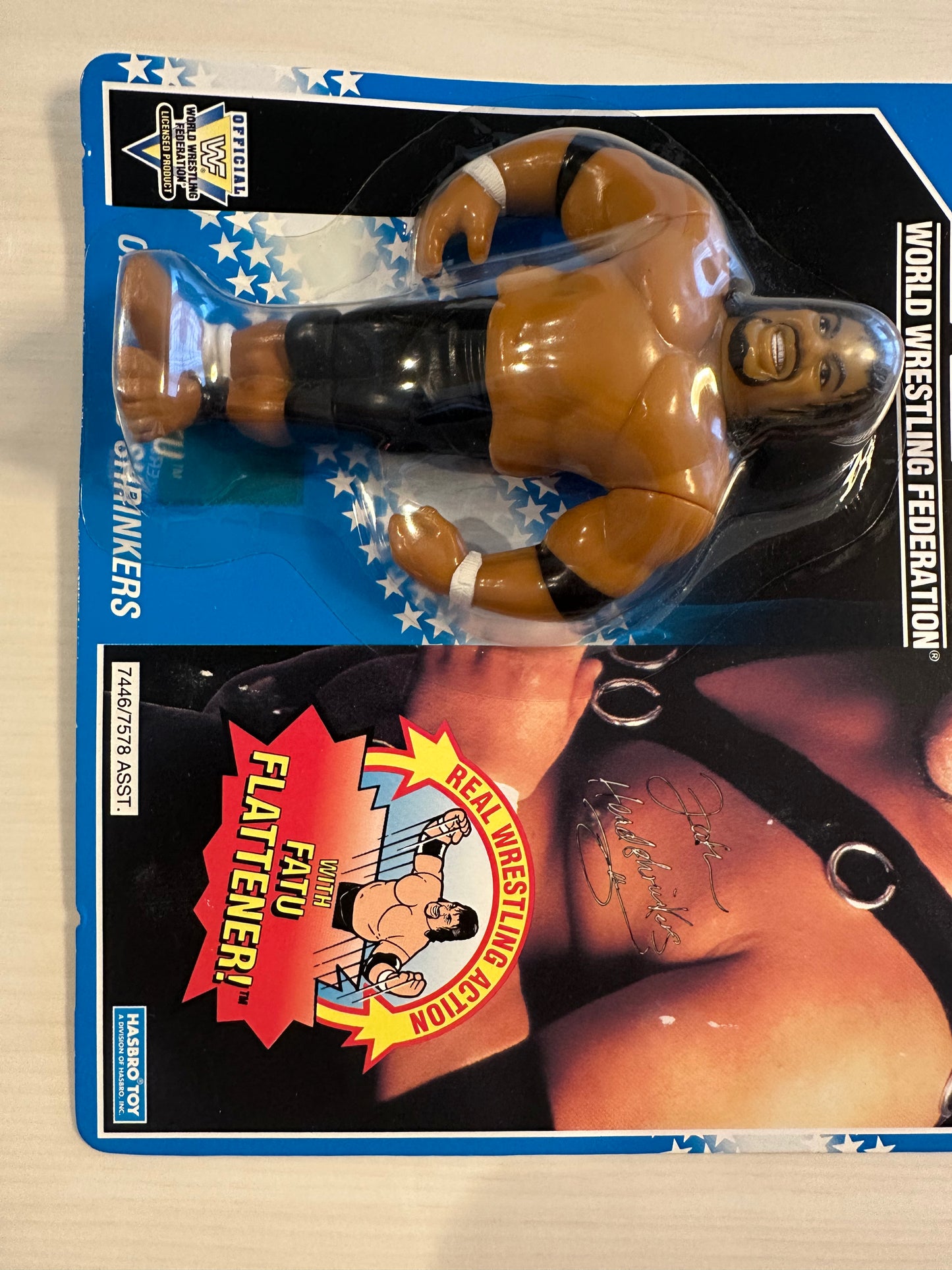 Fatu the Headshrinker Series 10 WWF Hasbro