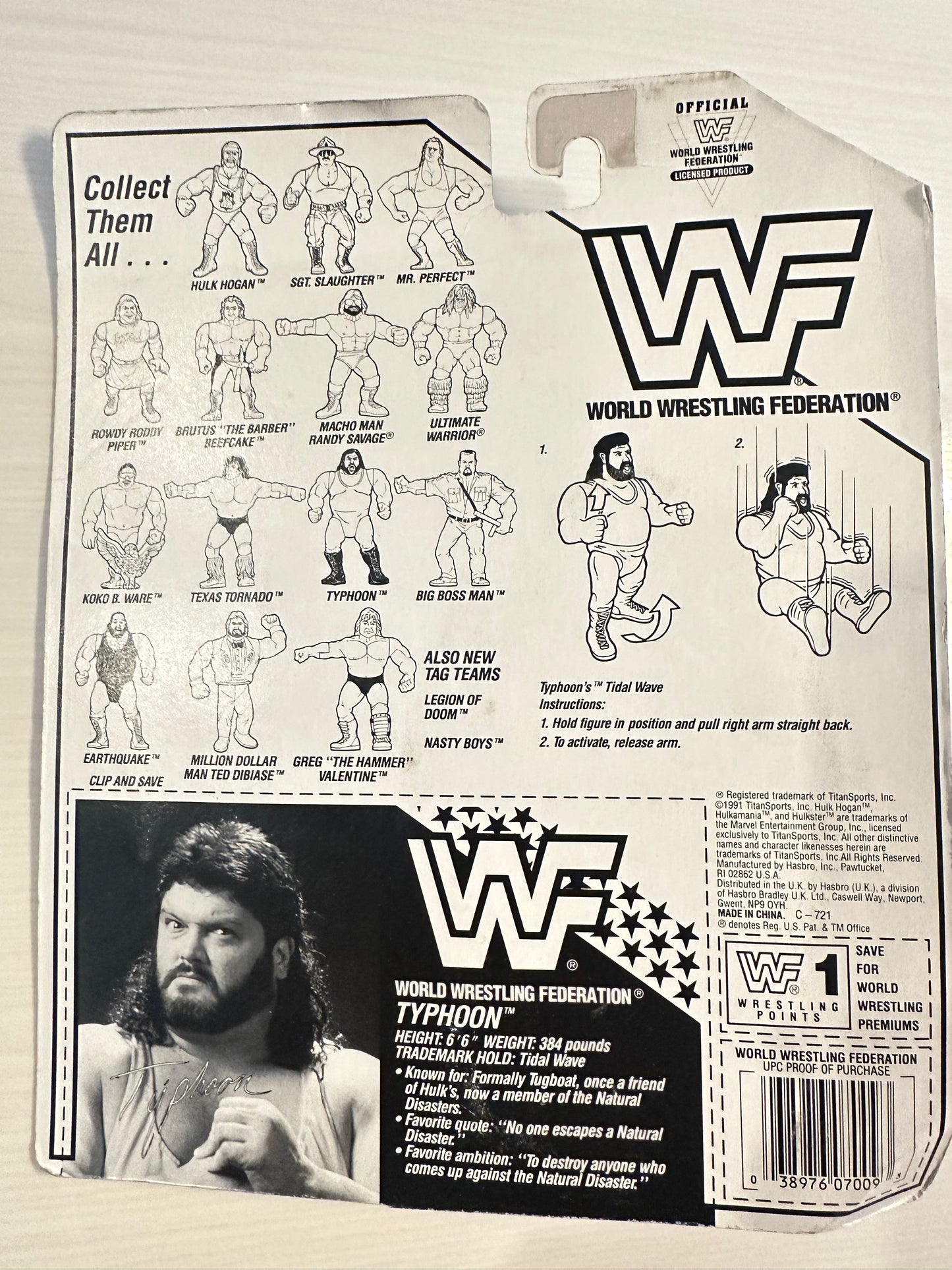 Typhoon Series 3 WWF Hasbro