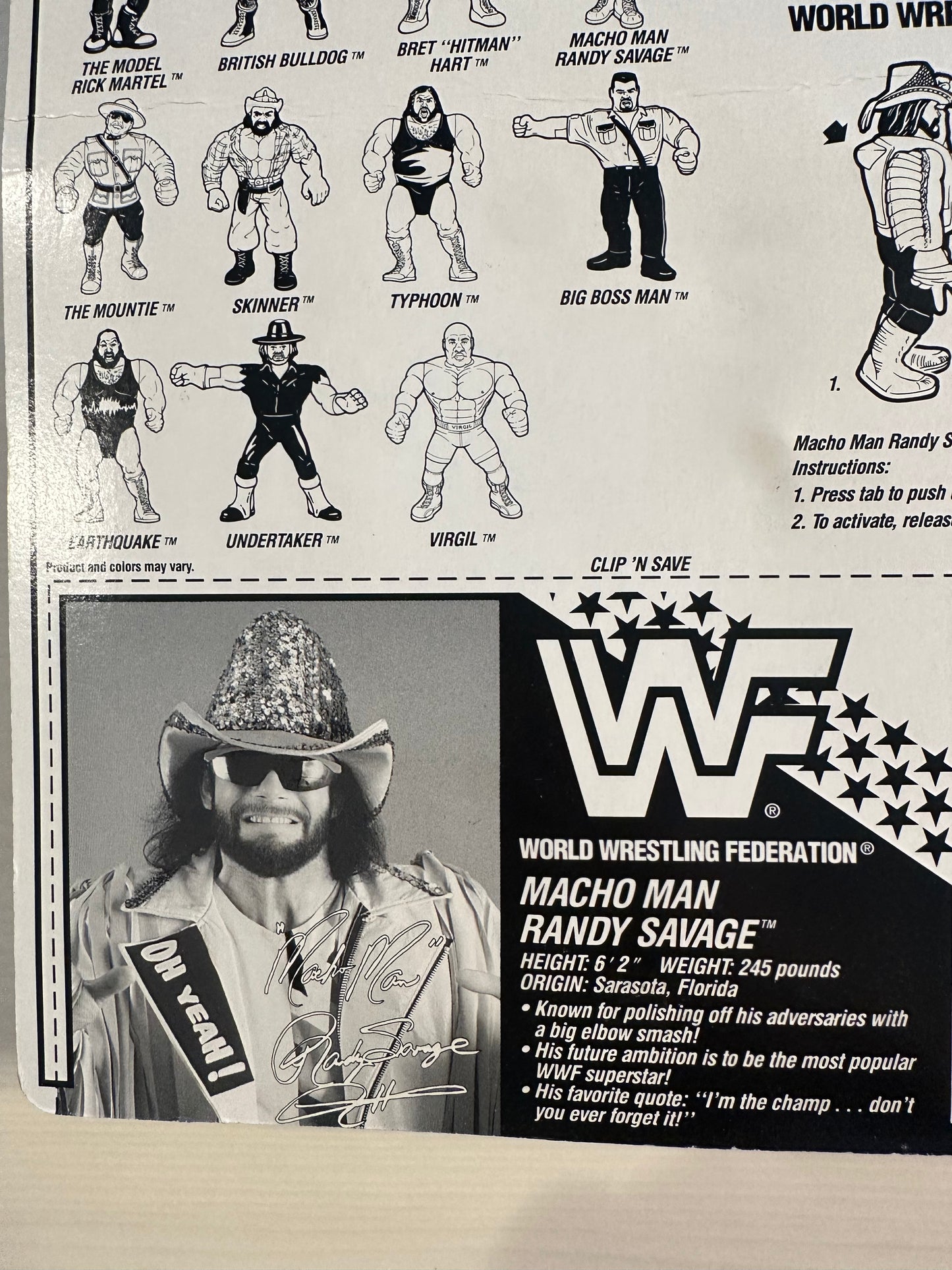 Macho Man Randy Savage Series 5 WWF Hasbro