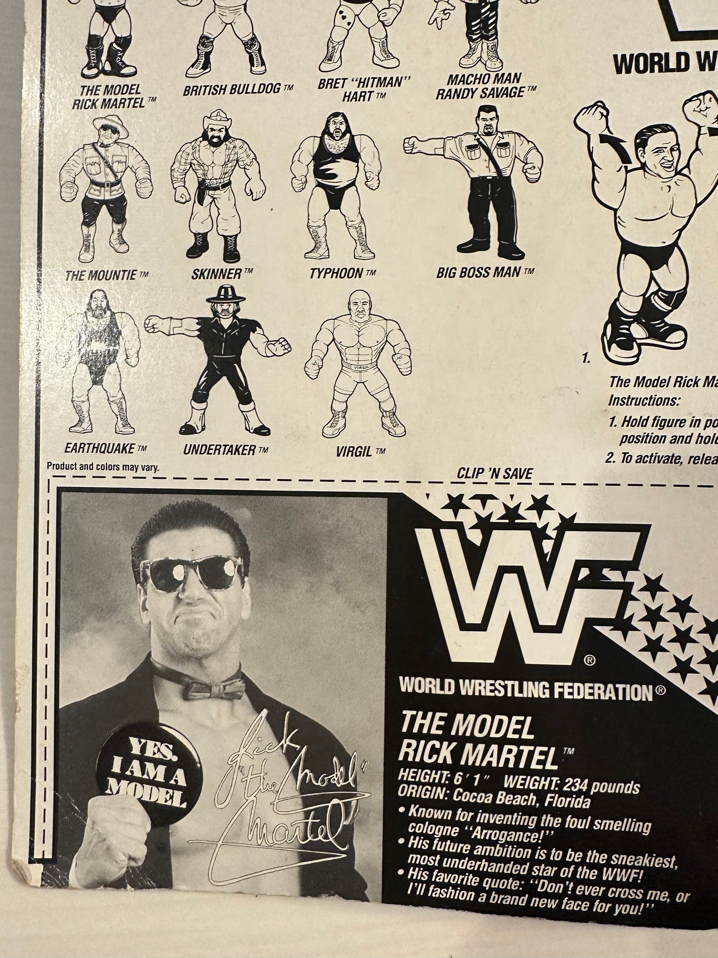 Rick the Model Martel Series 5 WWF Hasbro