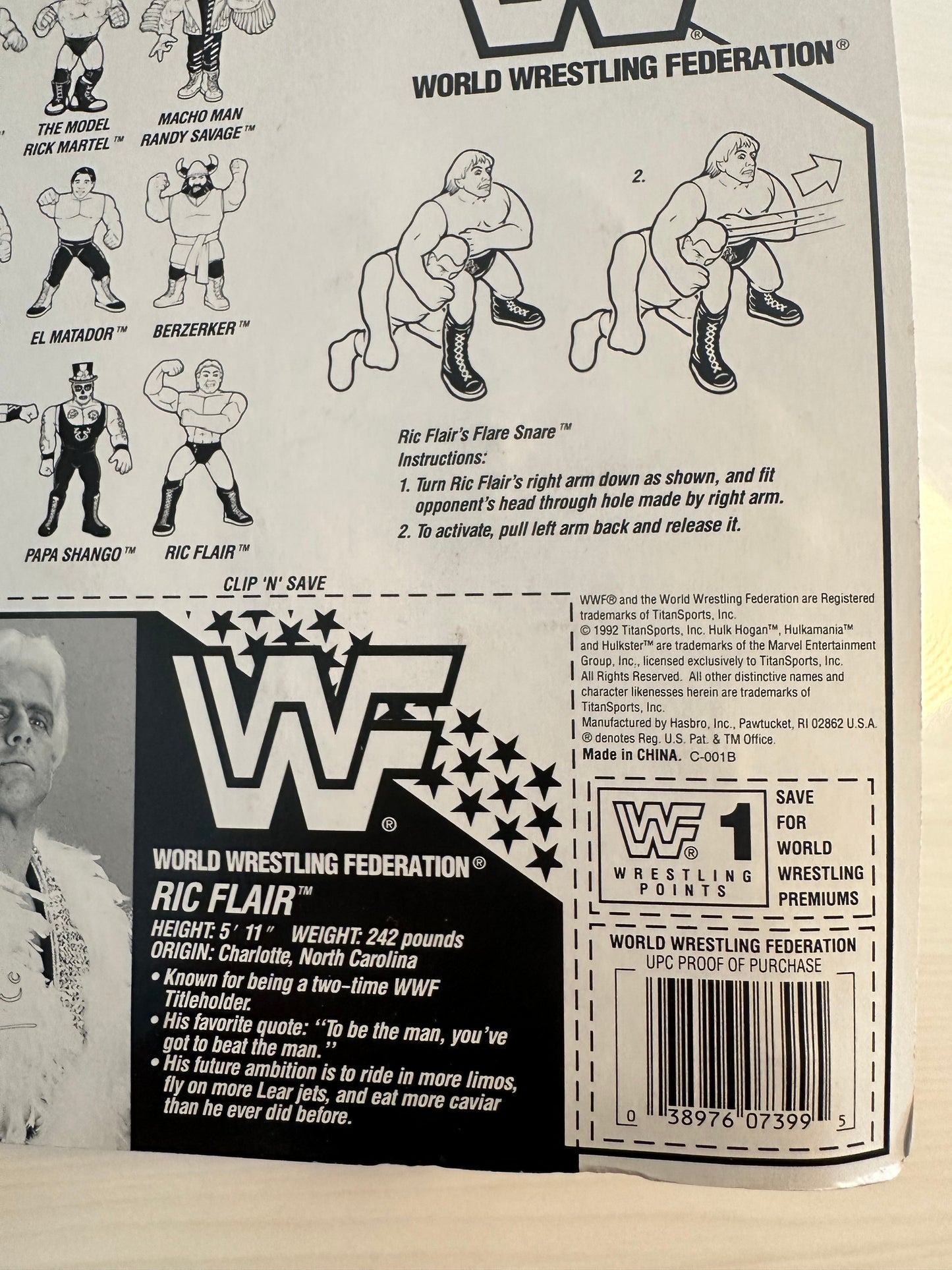 Ric Flair Series 6 WWF Hasbro