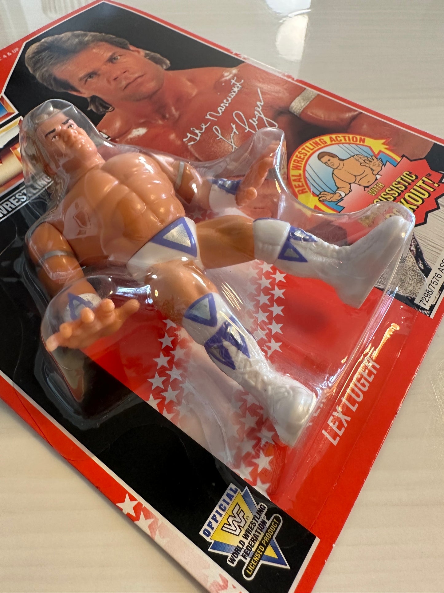 Lex Luger Series 8 WWF Hasbro