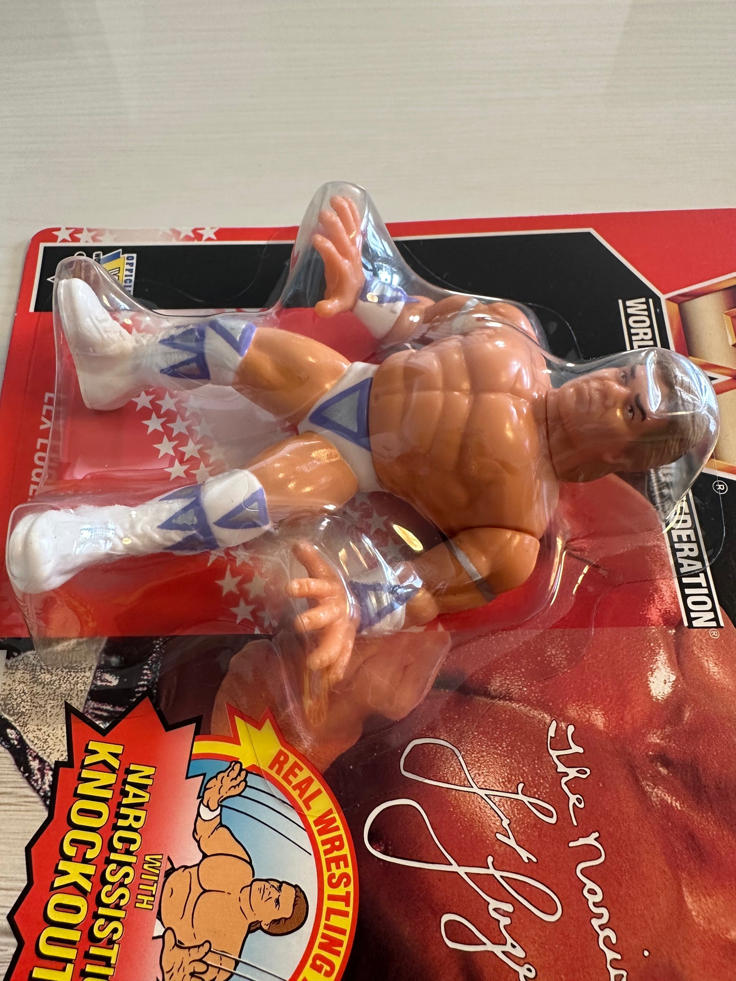 Lex Luger Series 8 WWF Hasbro