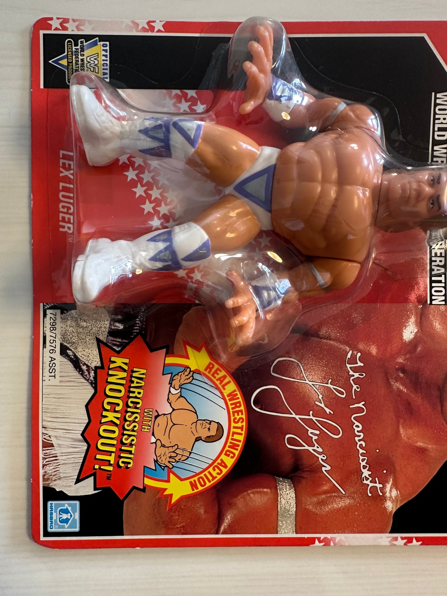 Lex Luger Series 8 WWF Hasbro
