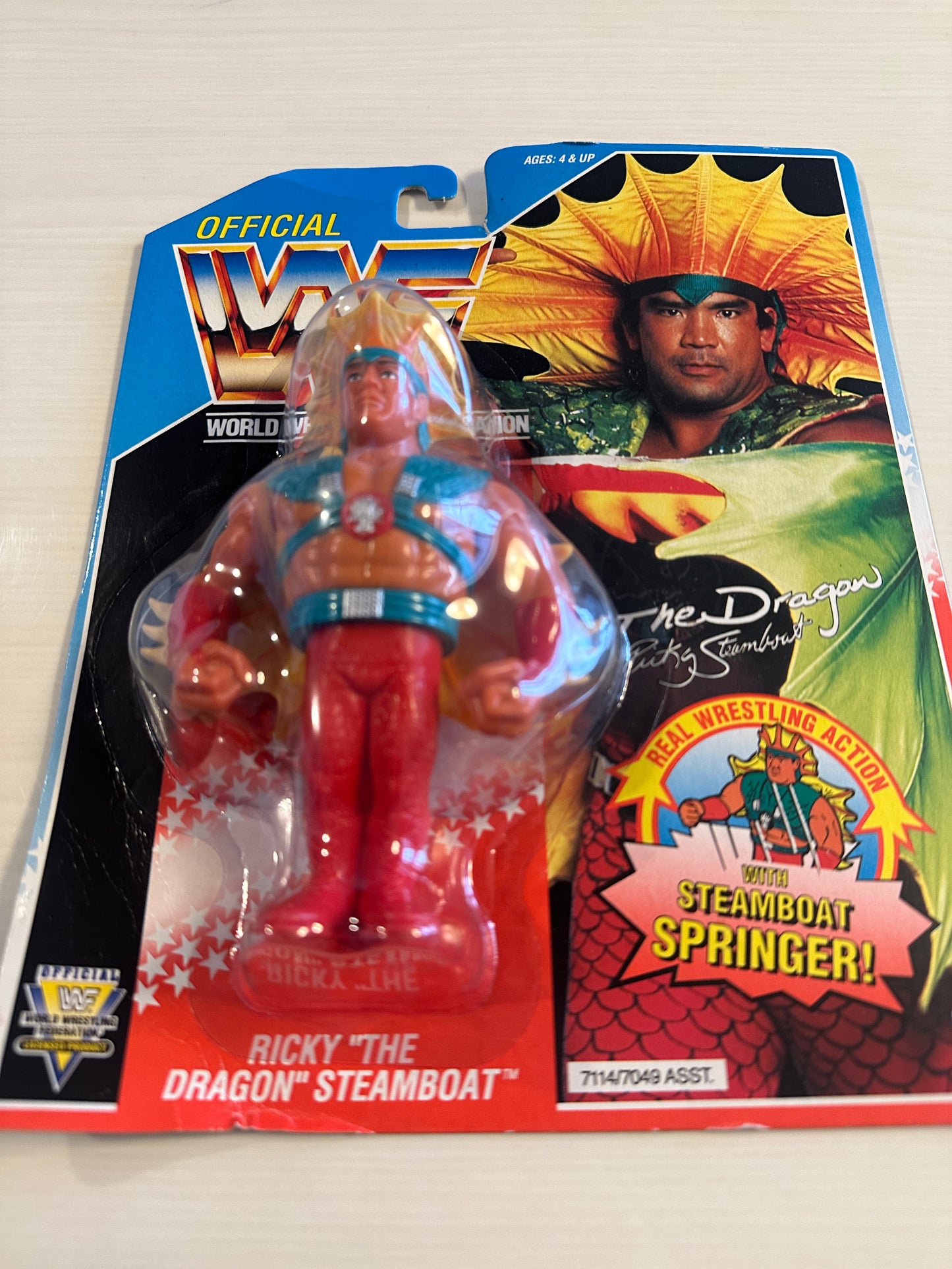 Ricky the Dragon Steamboat Series 4 WWF Hasbro