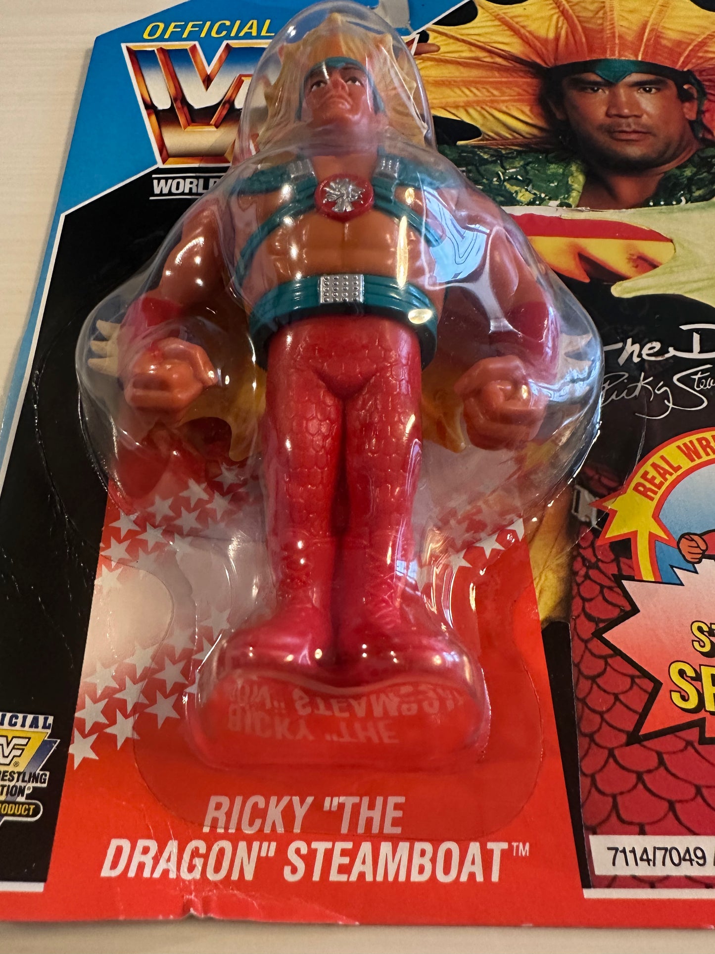 Ricky the Dragon Steamboat Series 4 WWF Hasbro