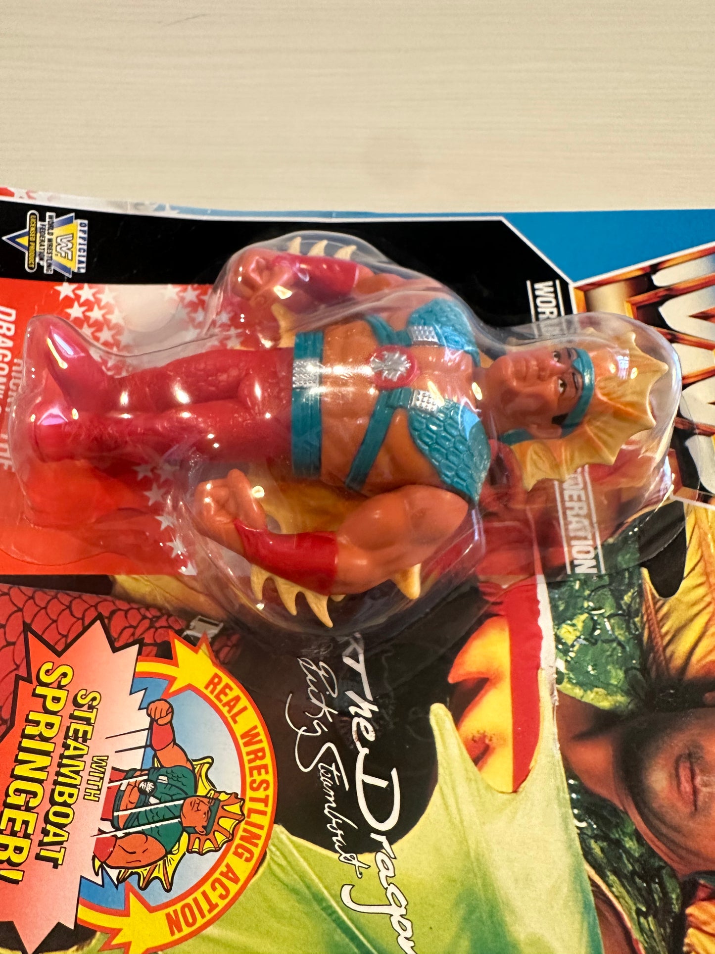 Ricky the Dragon Steamboat Series 4 WWF Hasbro