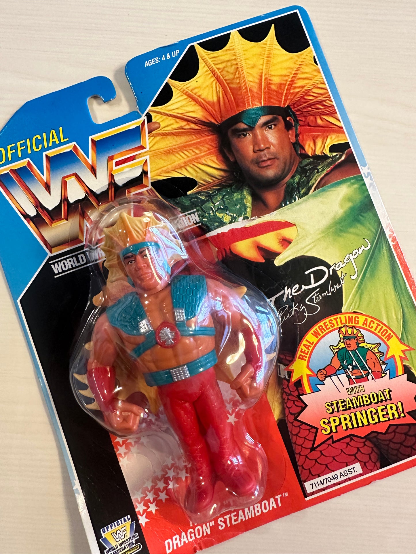 Ricky the Dragon Steamboat Series 4 WWF Hasbro
