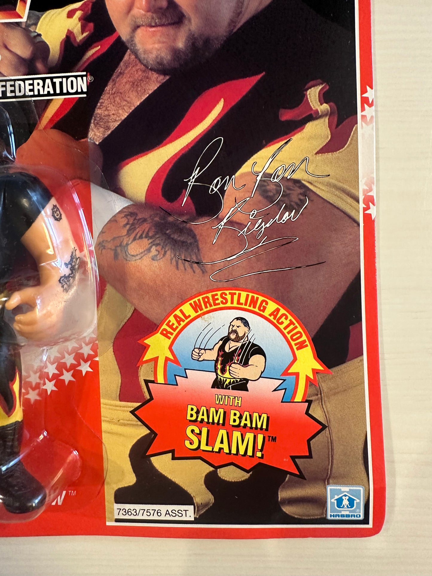 Bam Bam Bigelow Series 8 WWF Hasbro