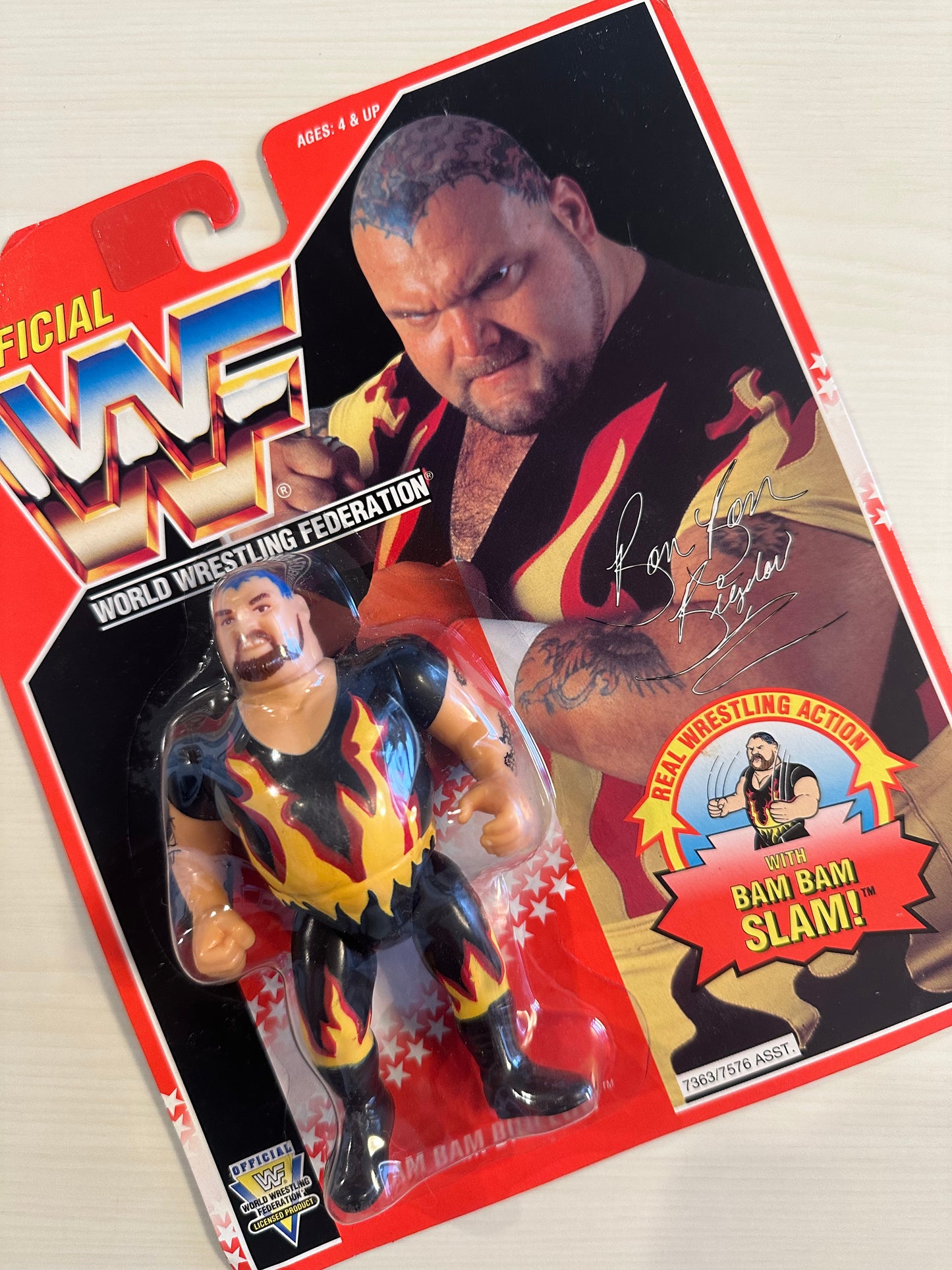 Bam Bam Bigelow Series 8 WWF Hasbro