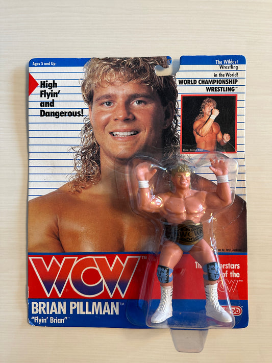 Brian Pillman WCW Galoob Blue Trunks UK Exclusive
