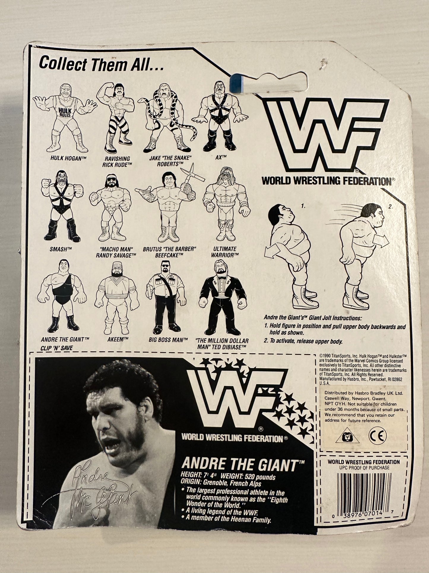Andre the Giant Series 1 WWF Hasbro