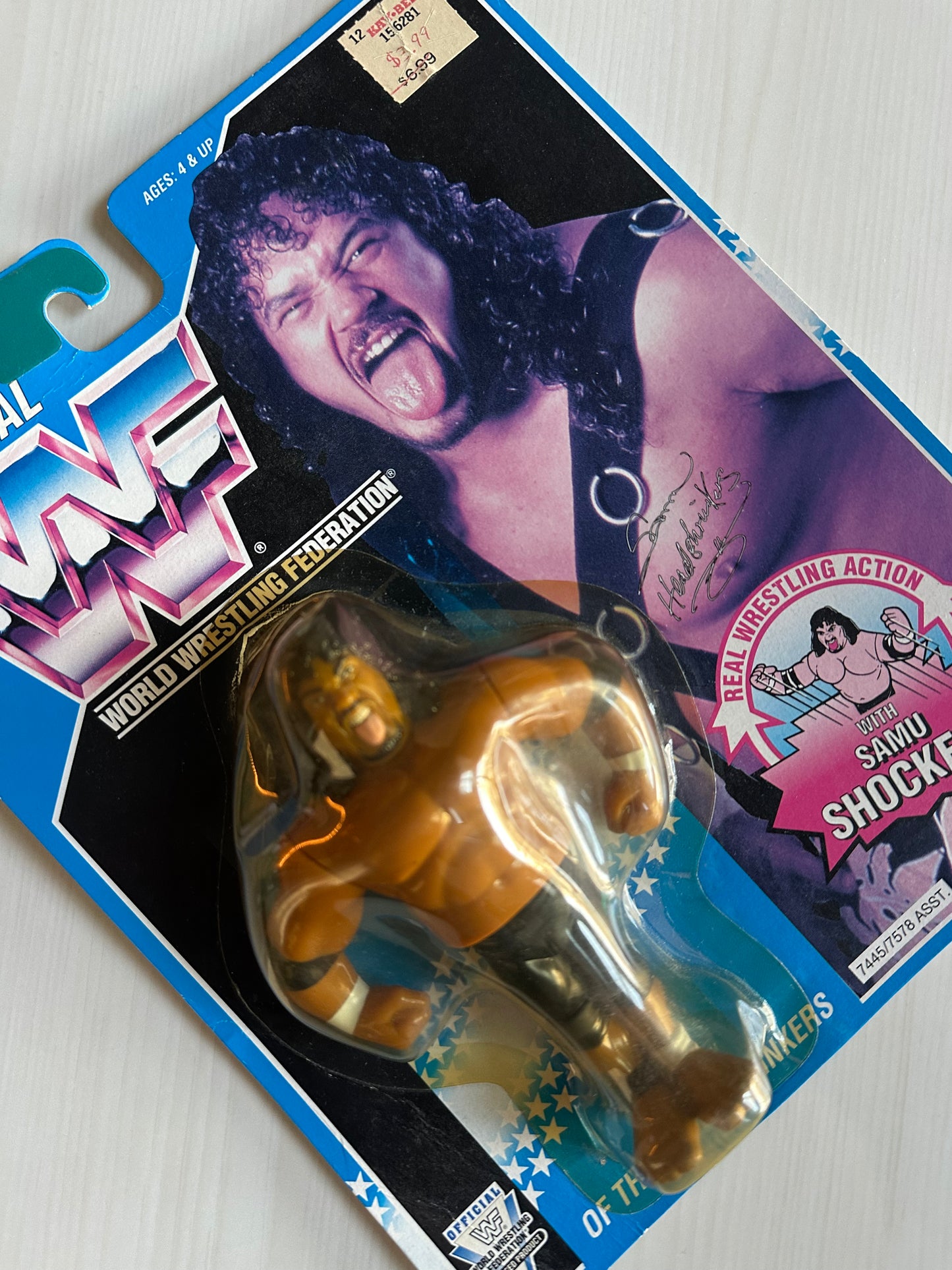 Samu the Headshrinker Series 10 WWF Hasbro