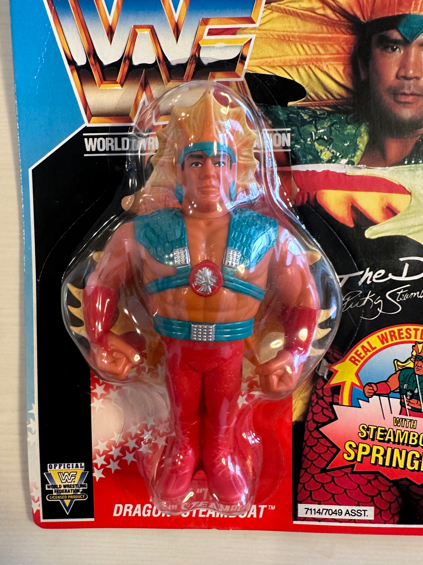 Ricky the Dragon Steamboat Series 4 WWF Hasbro