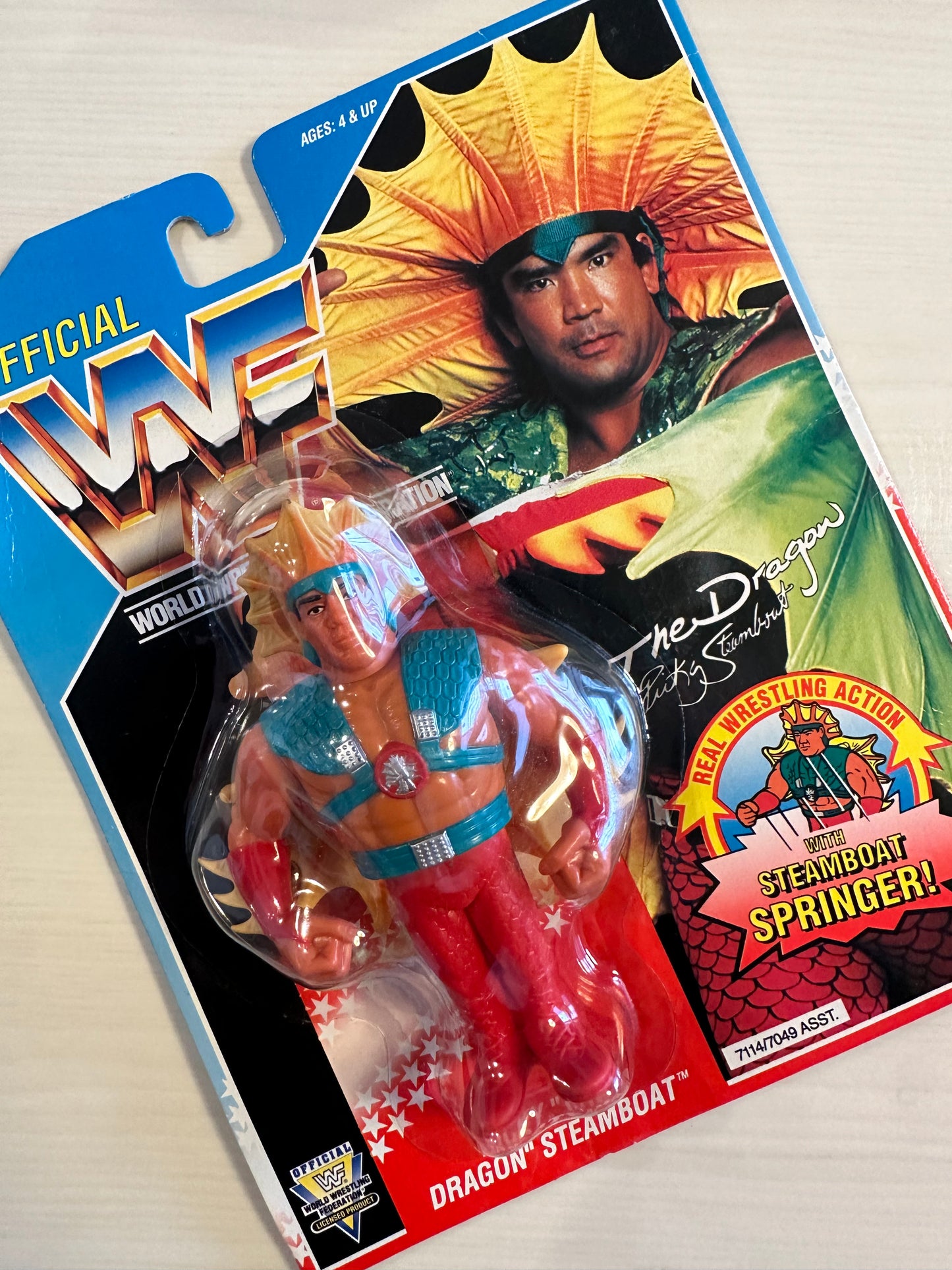 Ricky the Dragon Steamboat Series 4 WWF Hasbro