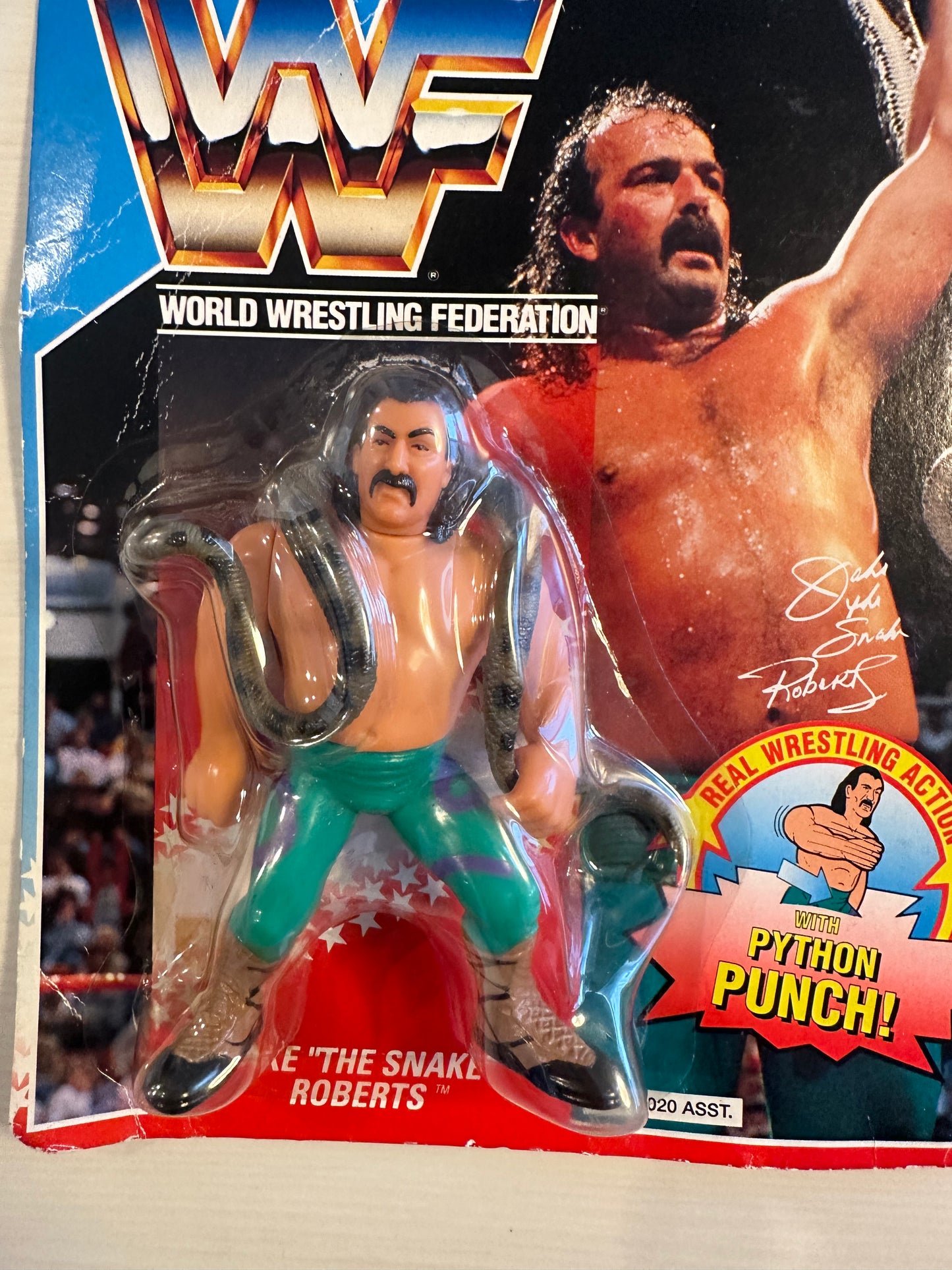 Jake the Snake Roberts Series 1 WWF Hasbro
