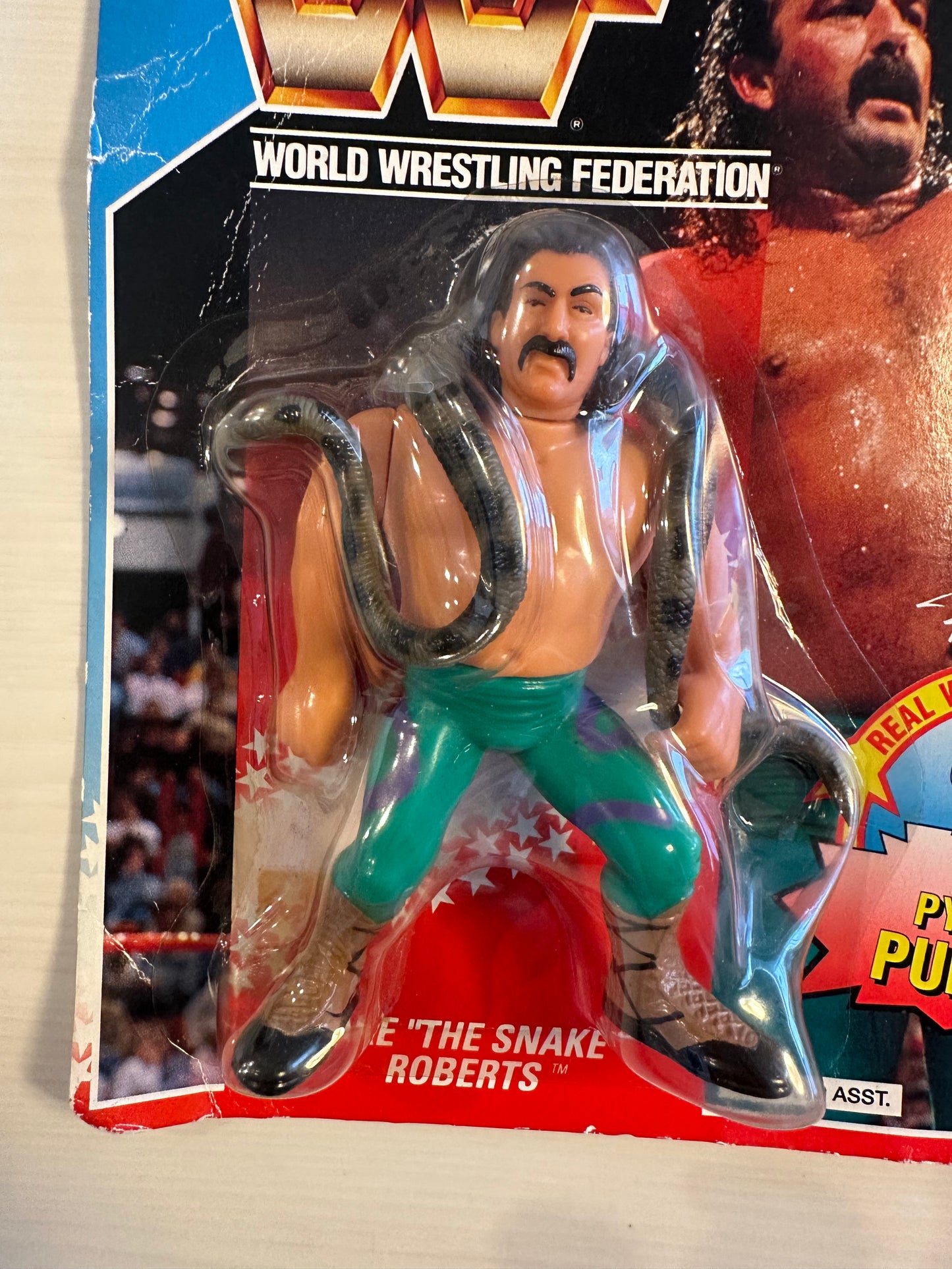 Jake the Snake Roberts Series 1 WWF Hasbro