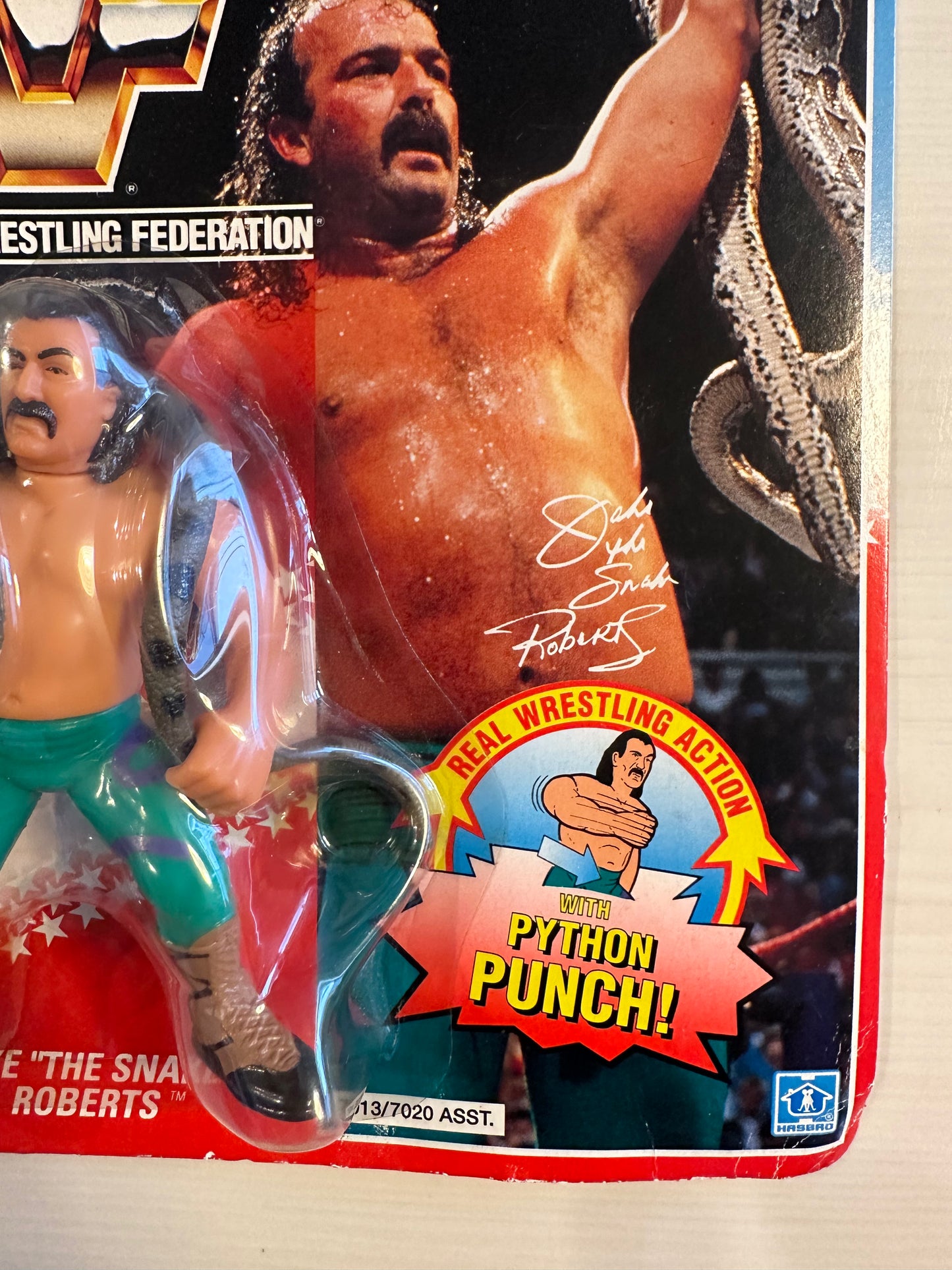 Jake the Snake Roberts Series 1 WWF Hasbro