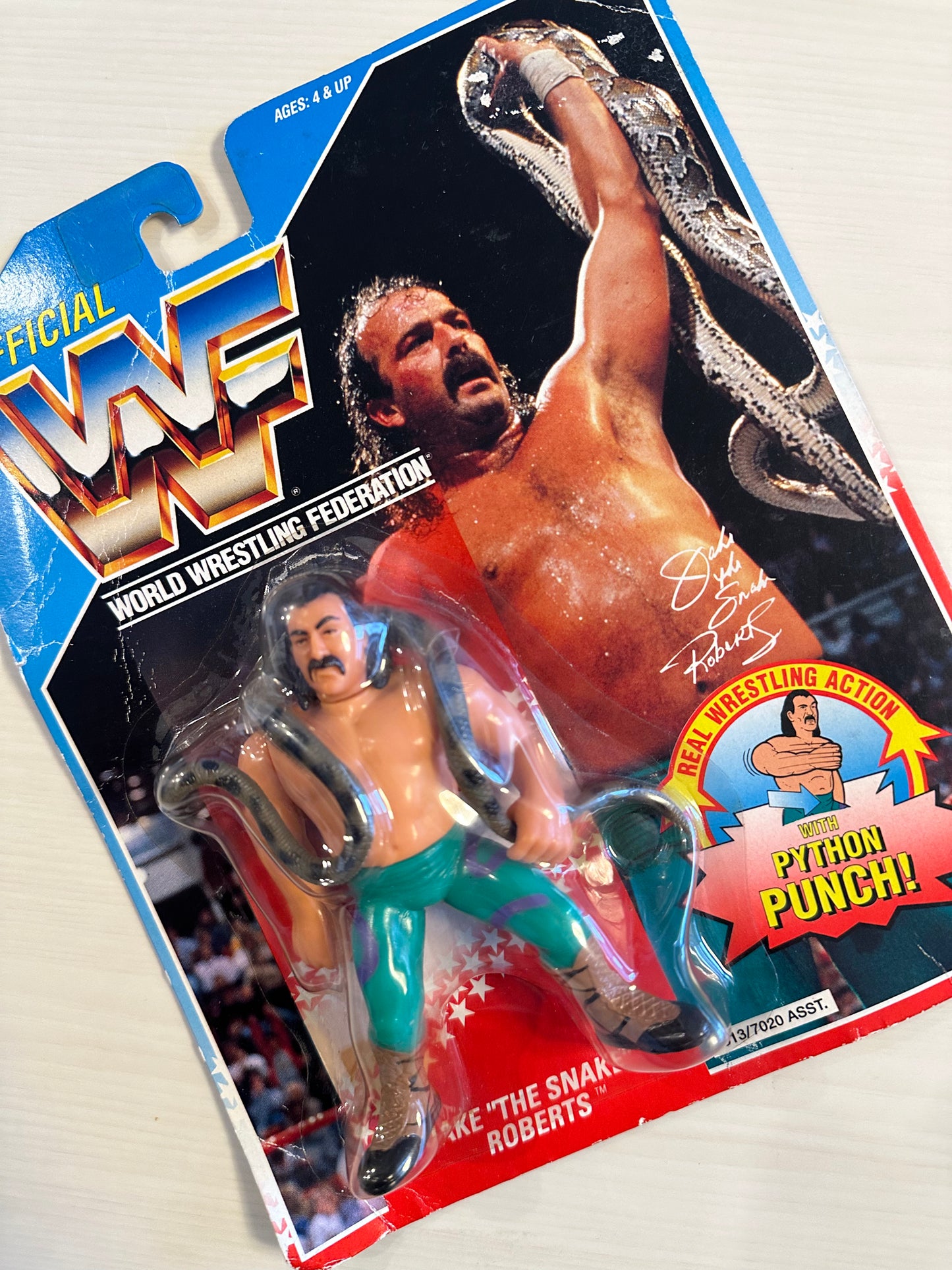 Jake the Snake Roberts Series 1 WWF Hasbro