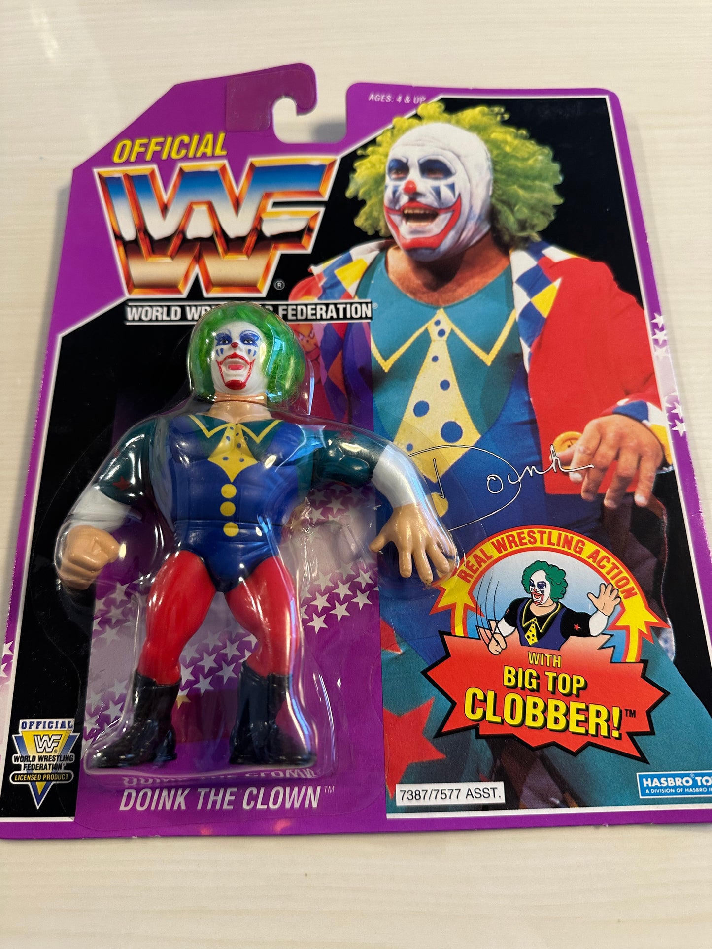 Doink the Clown Series 9 WWF Hasbro