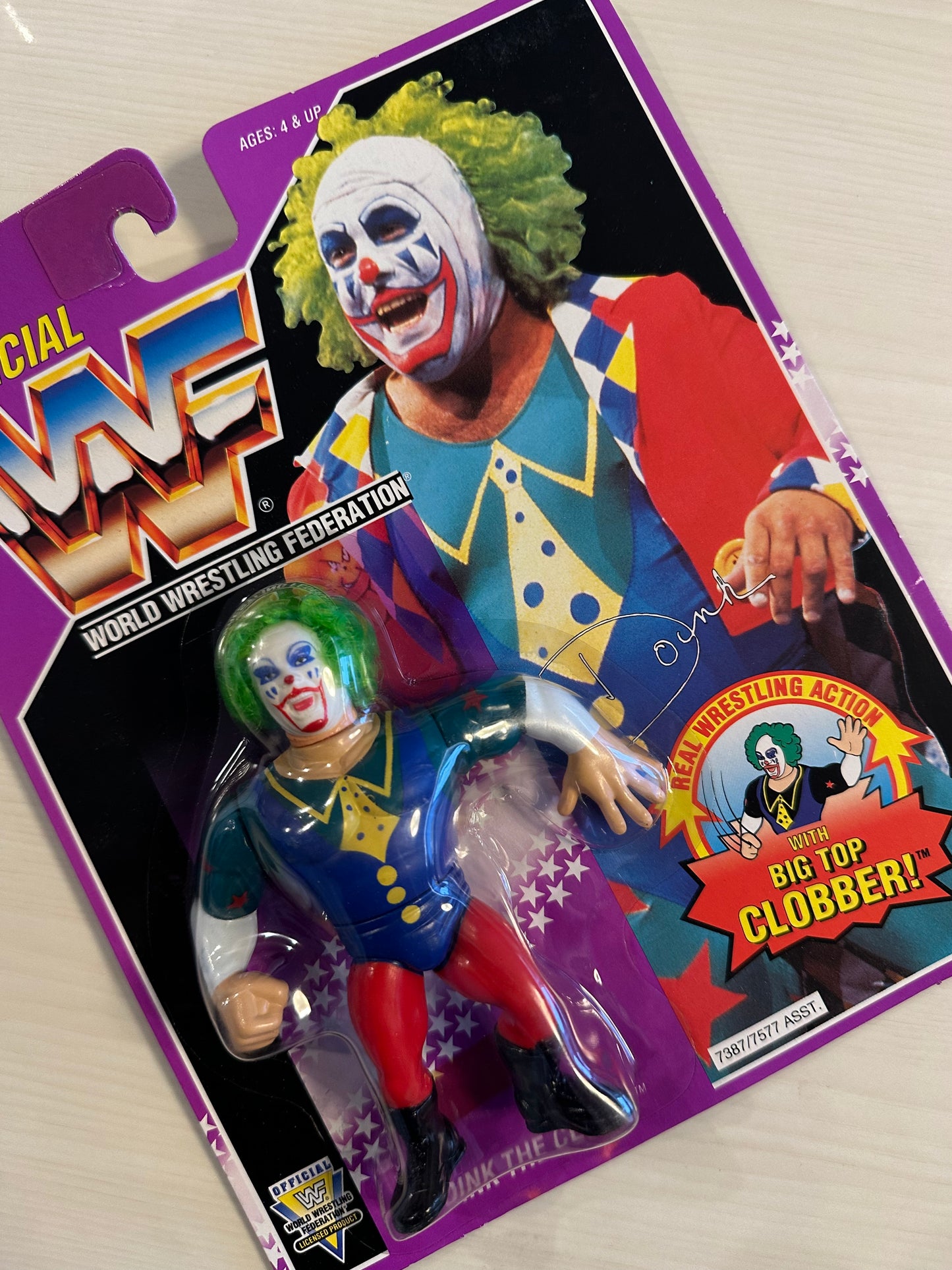 Doink the Clown Series 9 WWF Hasbro
