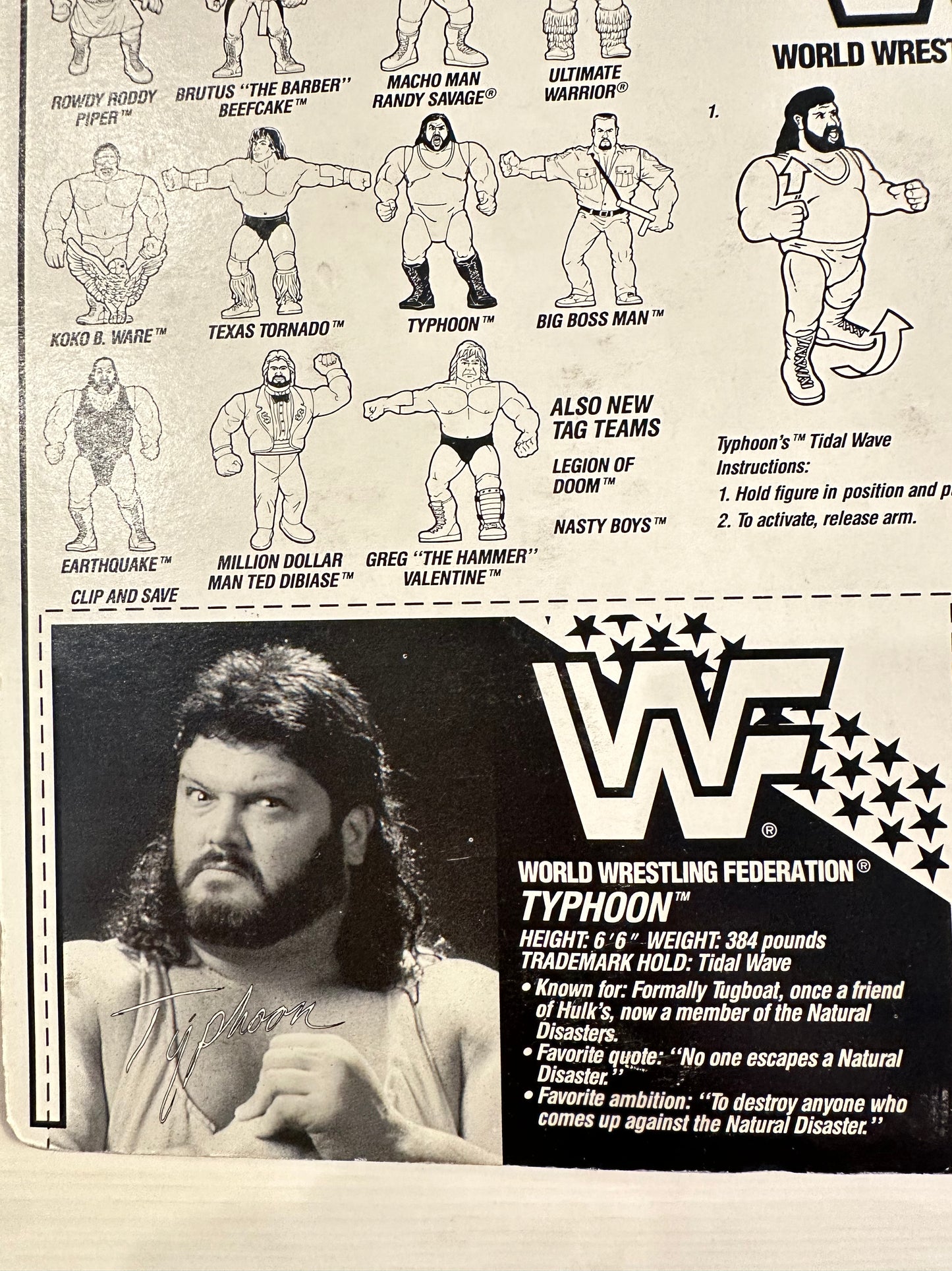 Typhoon Series 3 WWF Hasbro