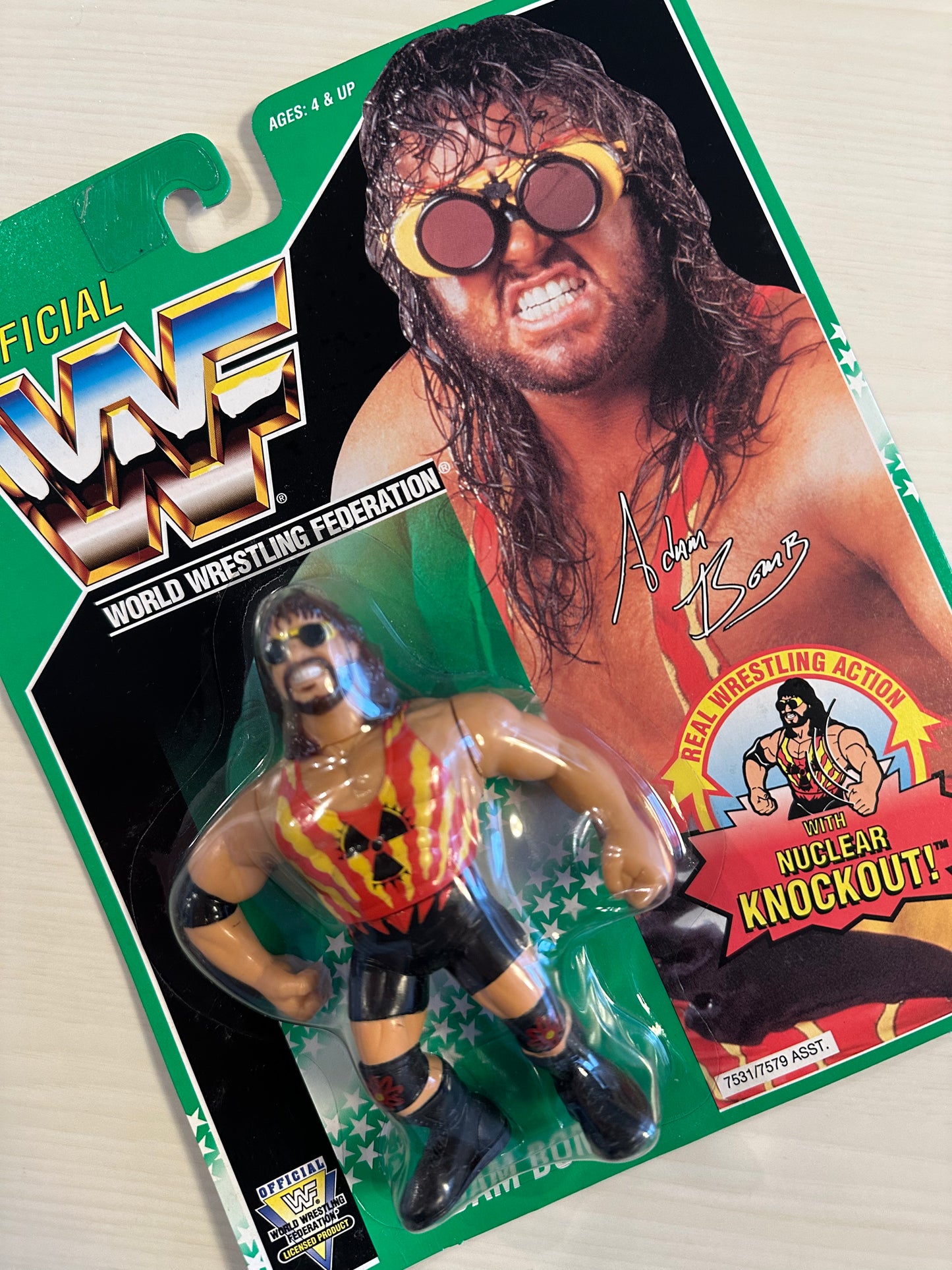 Adam Bomb Series 11 WWF Hasbro