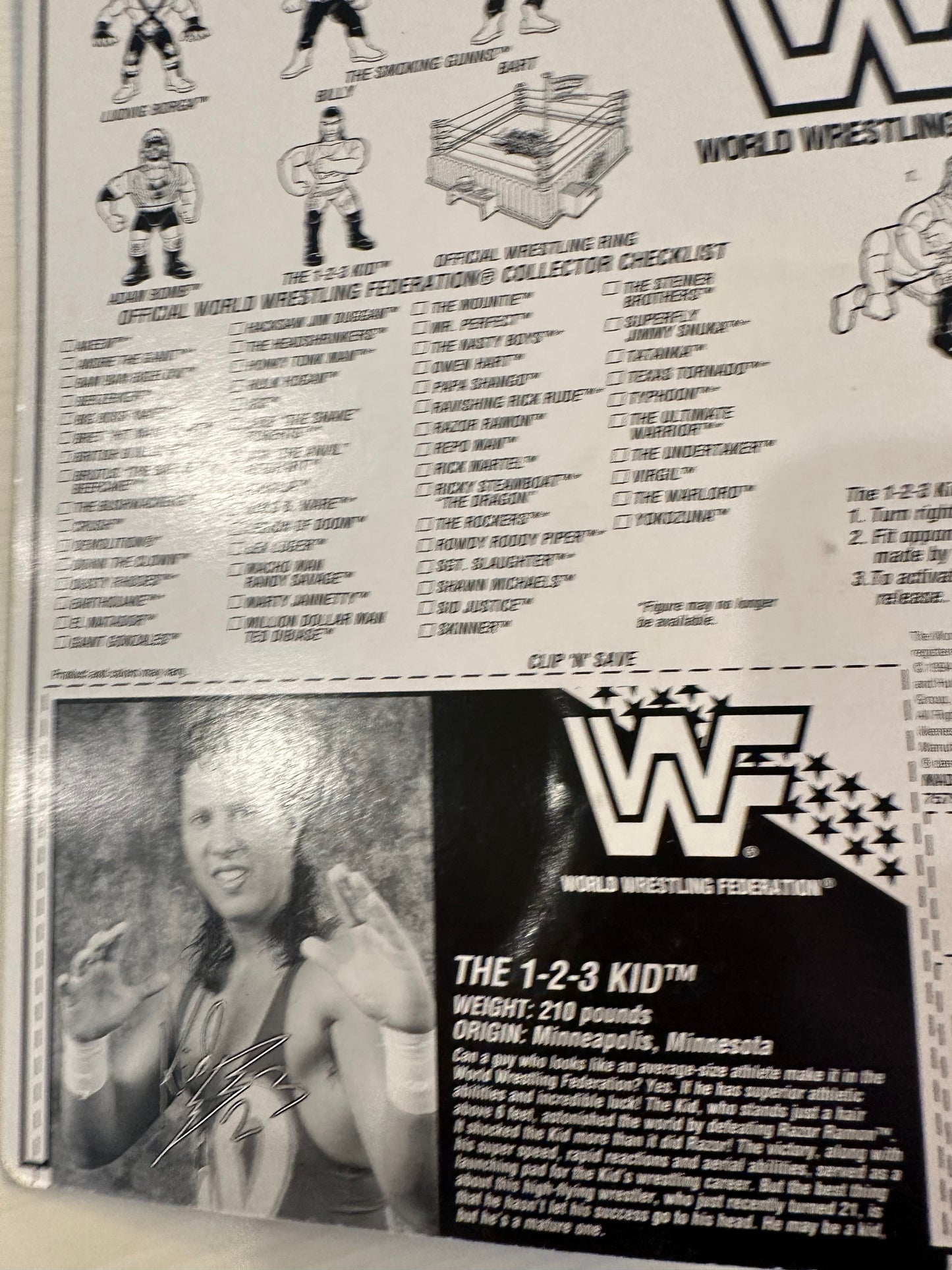 1-2-3 Kid Series 11 WWF Hasbro