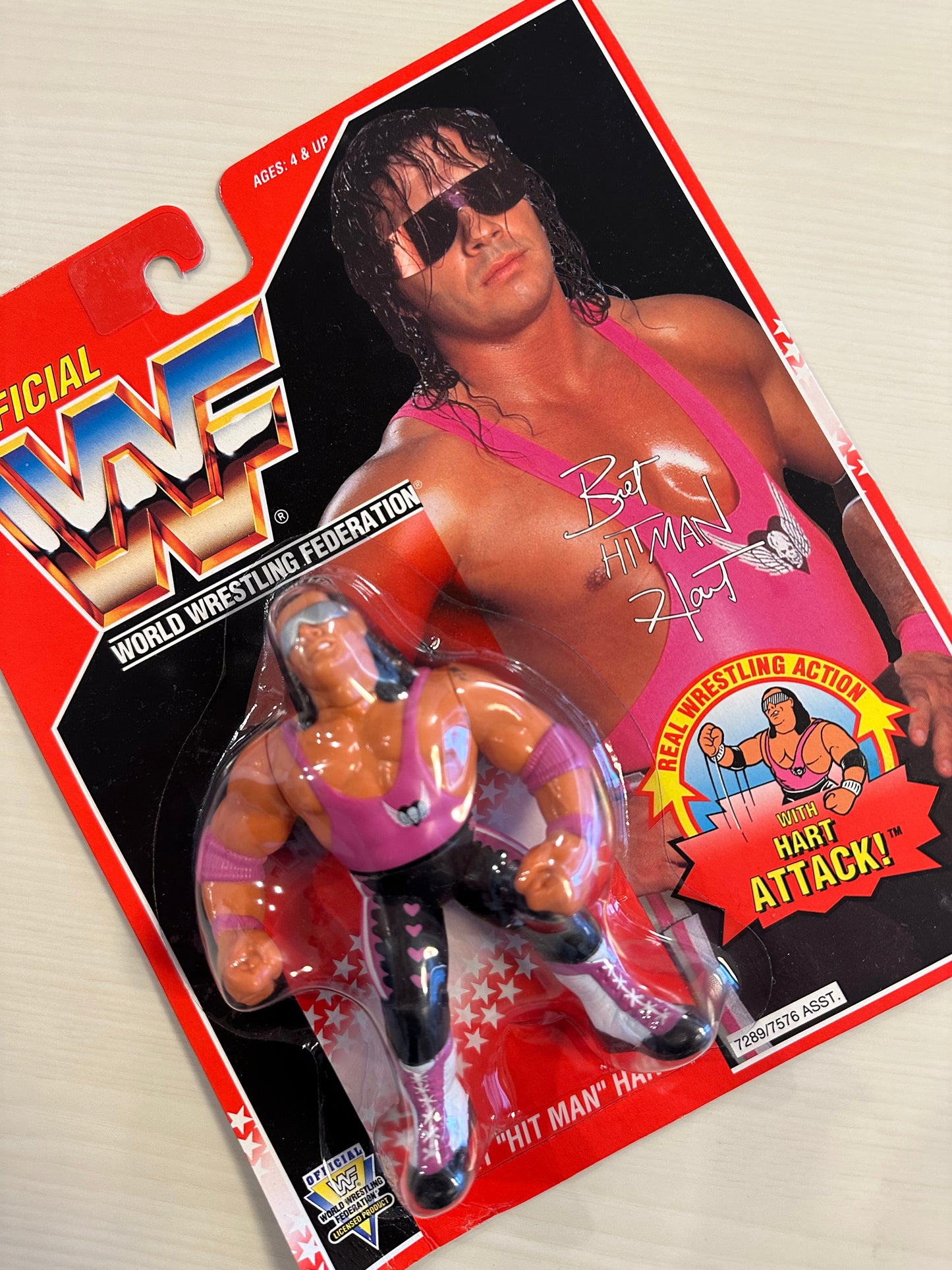 Bret the Hitman Hart Series 8 WWF Hasbro