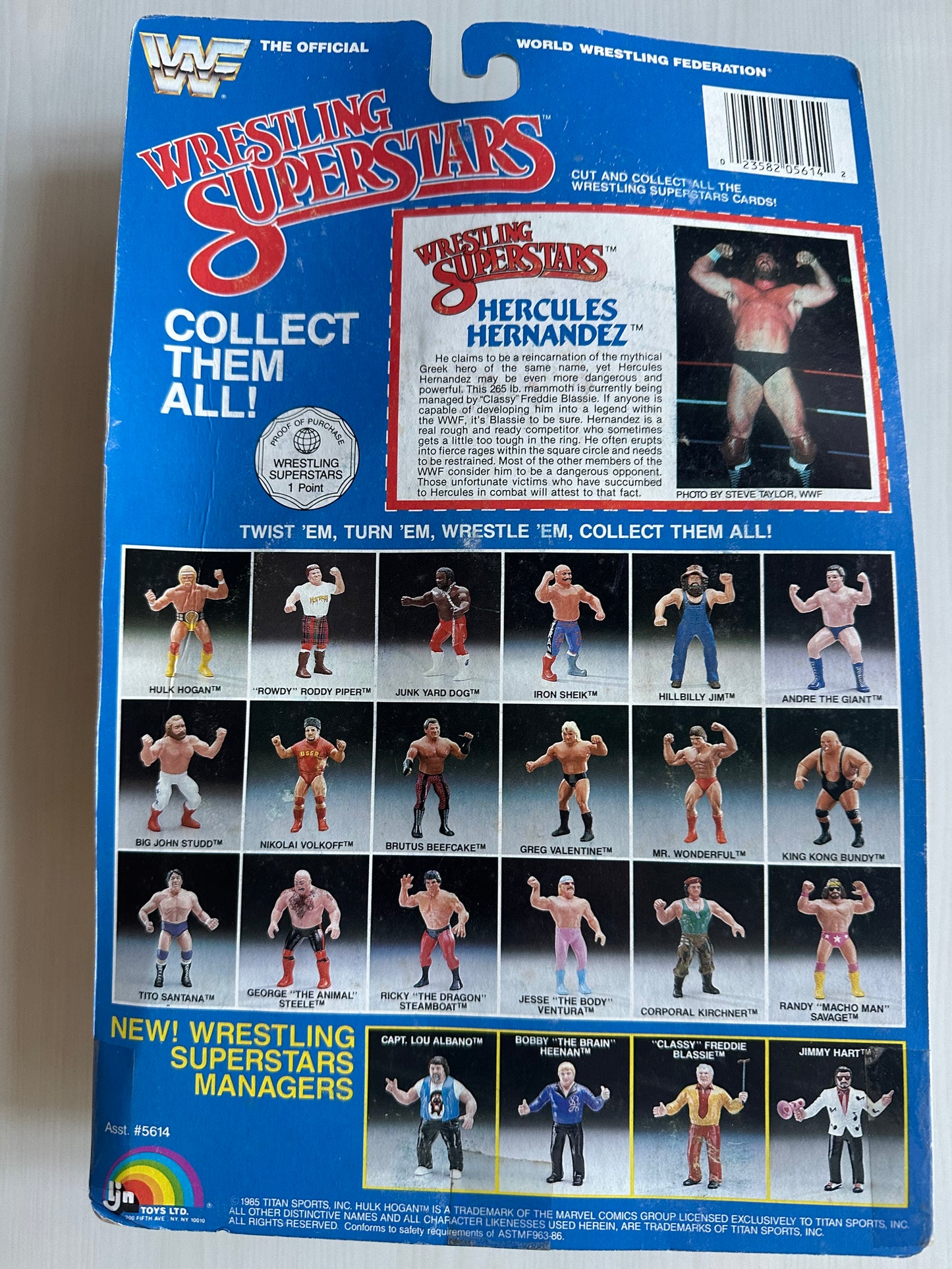 Hercules WWF LJN MOC figure