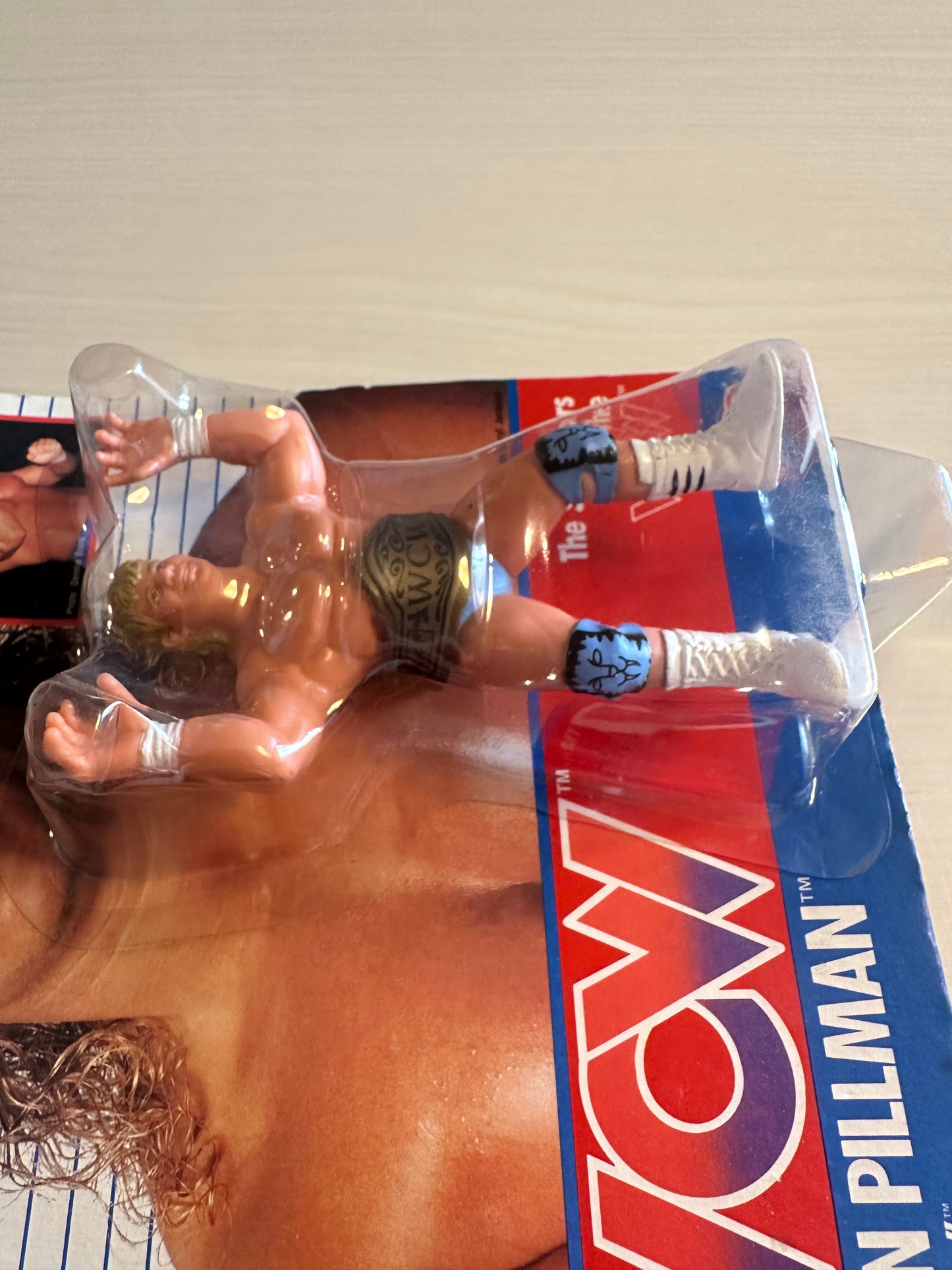 Brian Pillman WCW Galoob Blue Trunks UK Exclusive