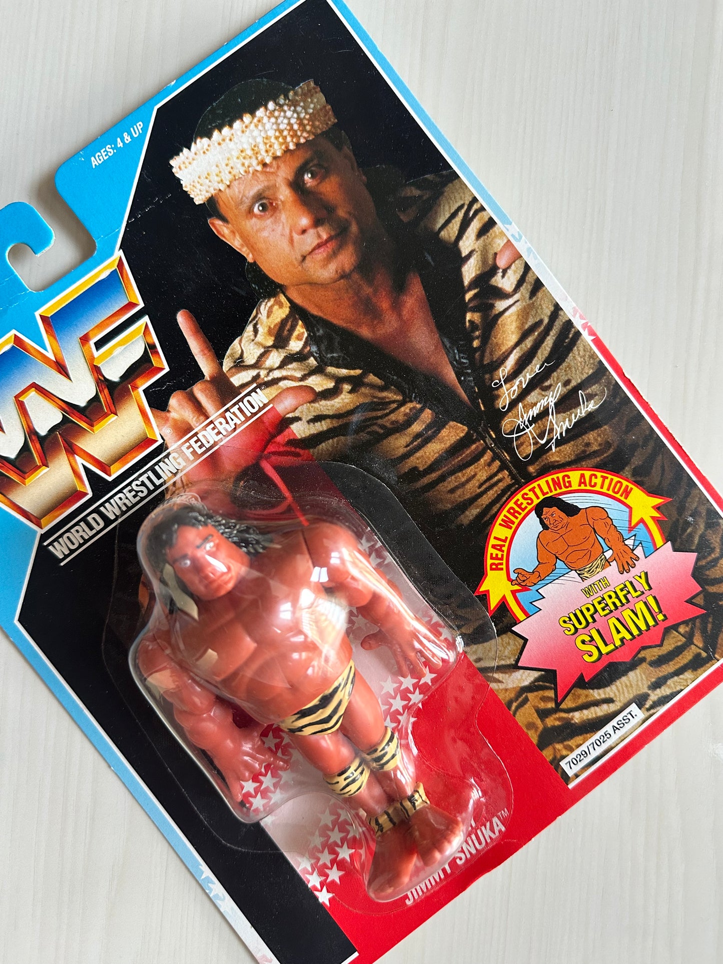 Superfly Jimmy Snuka Series 2 WWF Hasbro