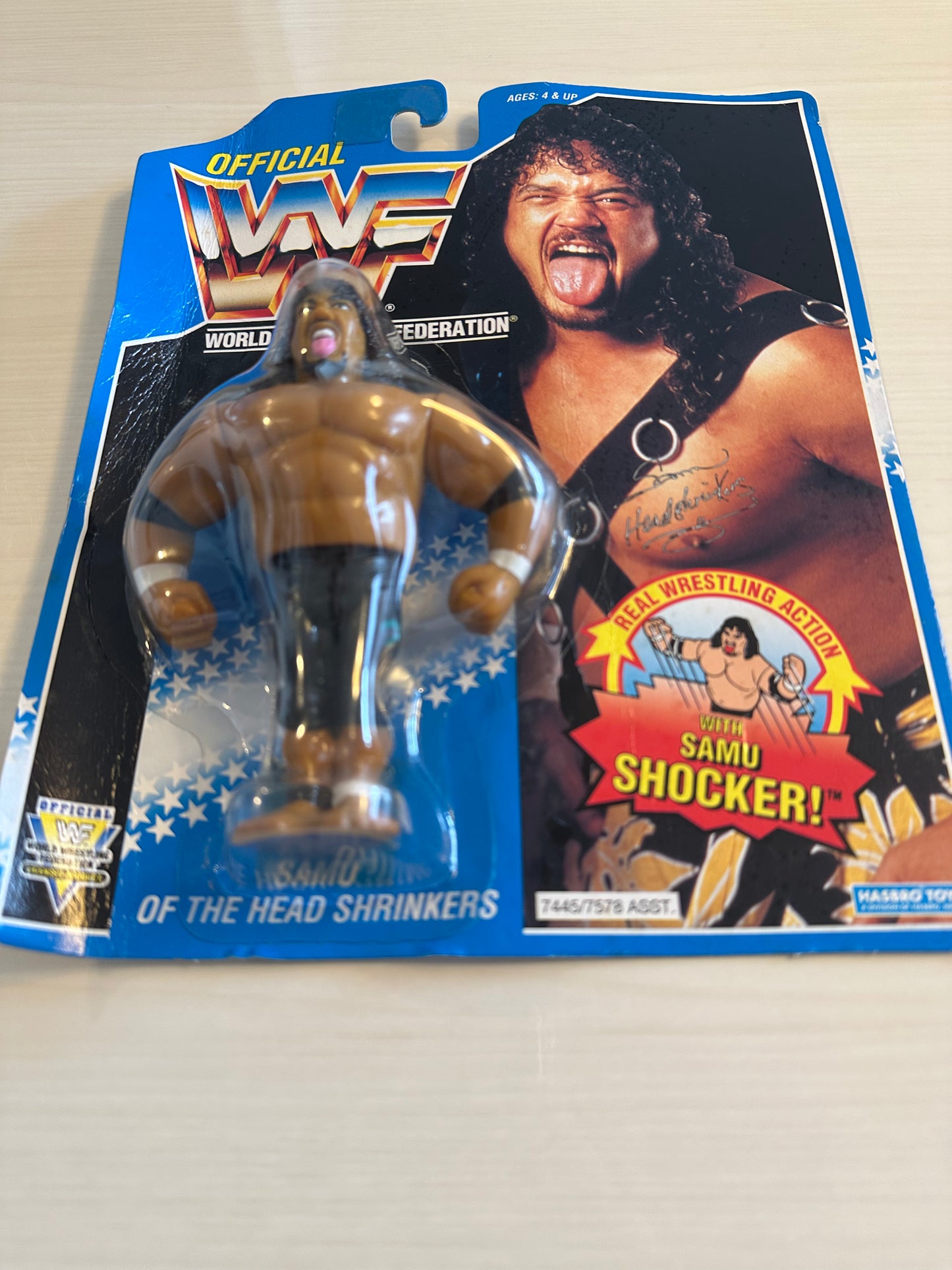 Samu the Headshrinker Series 10 WWF Hasbro