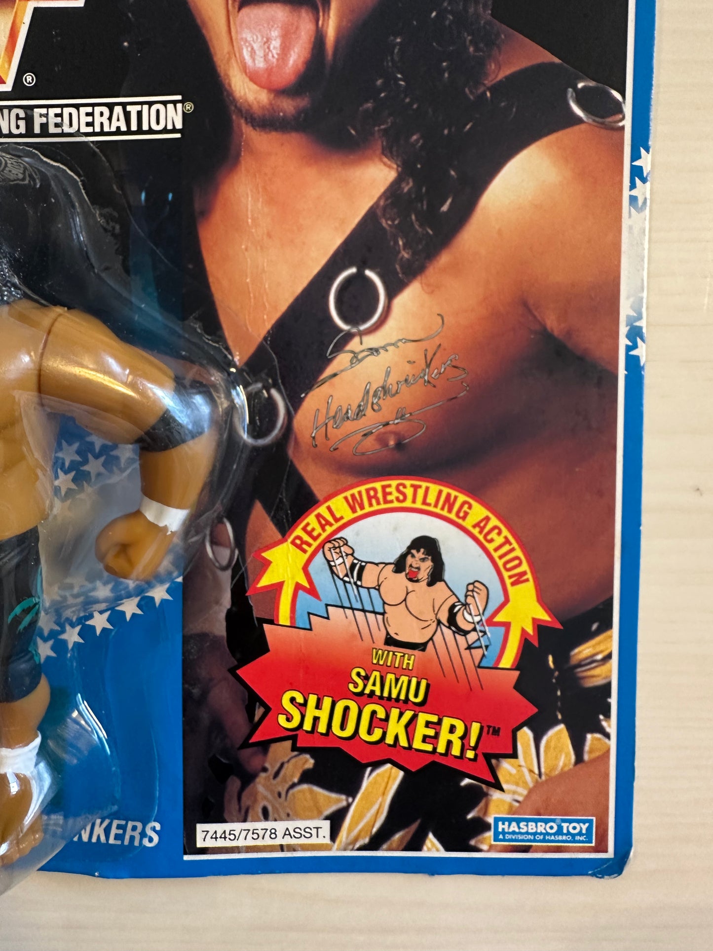 Samu the Headshrinker Series 10 WWF Hasbro