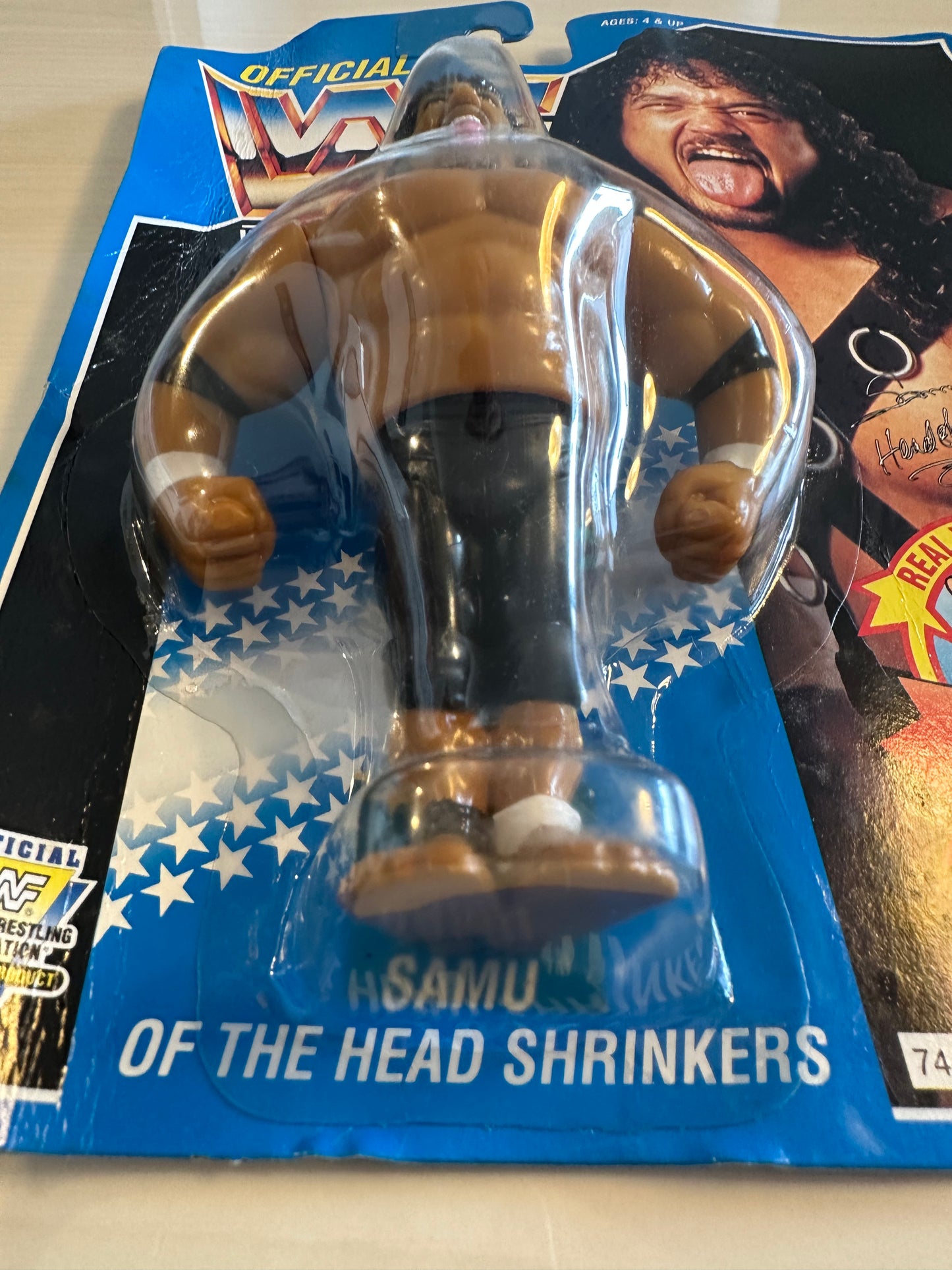 Samu the Headshrinker Series 10 WWF Hasbro