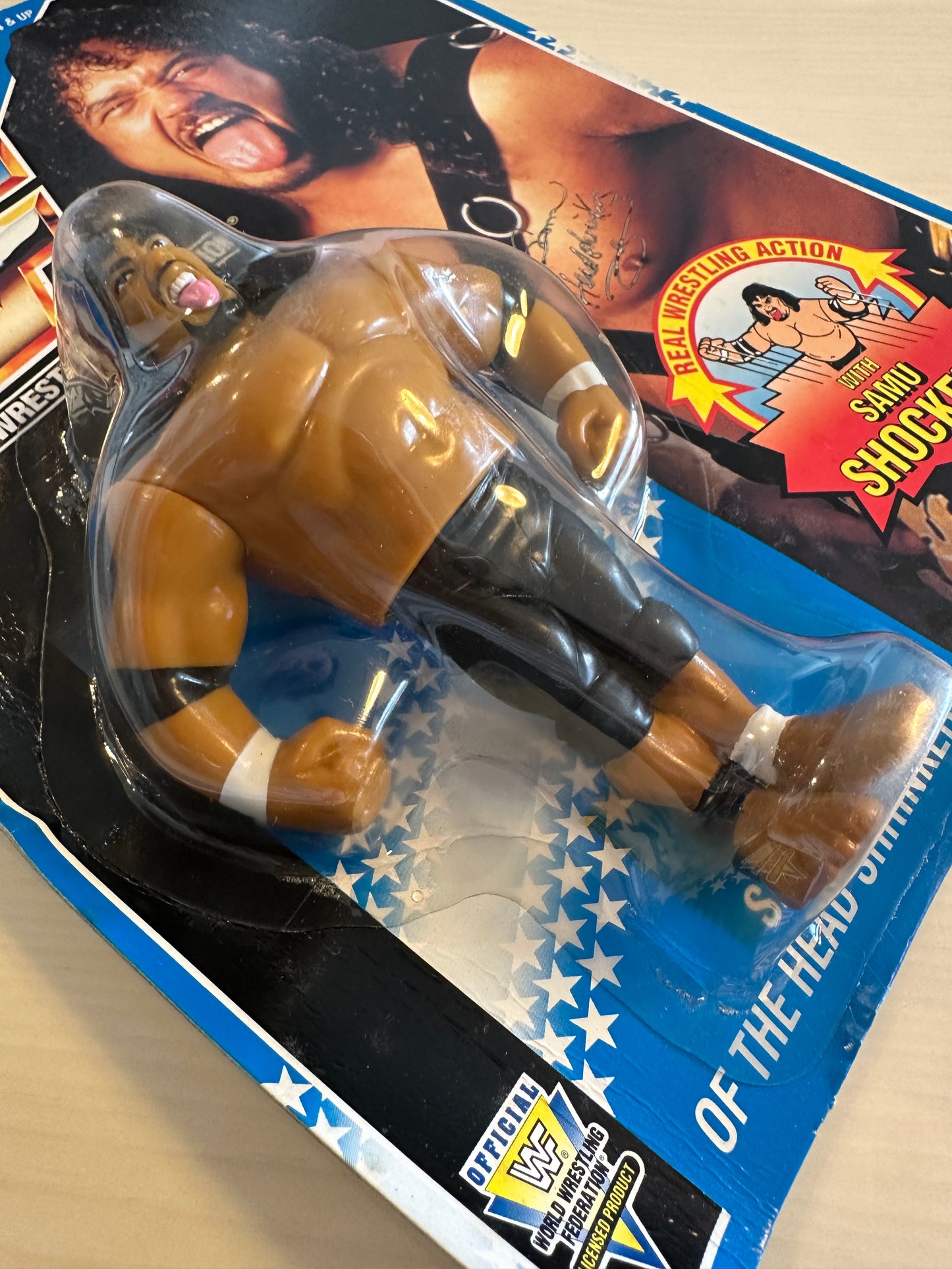 Samu the Headshrinker Series 10 WWF Hasbro