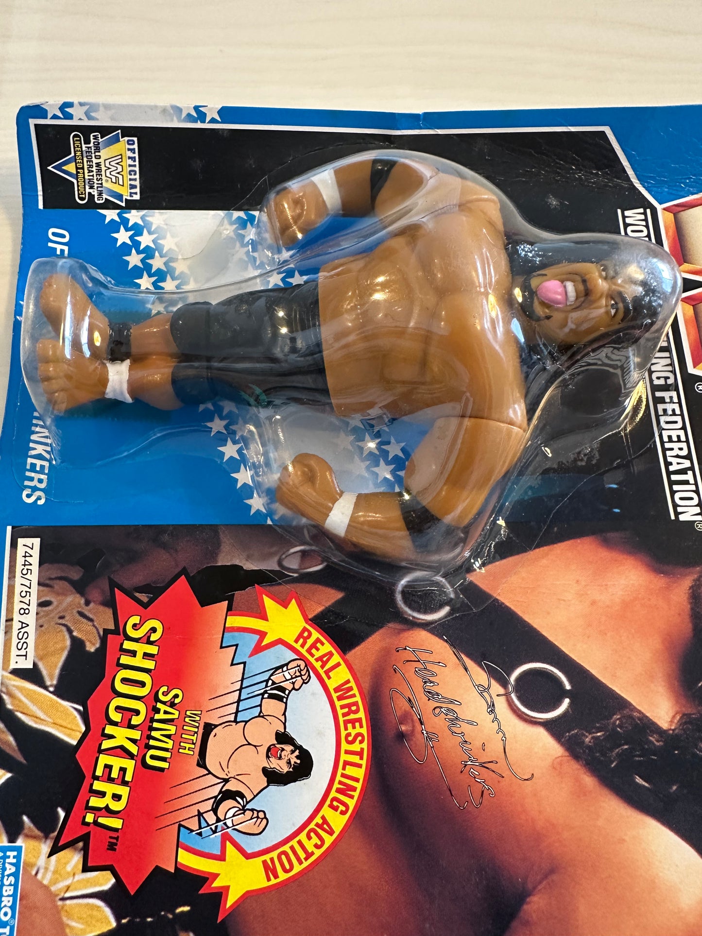 Samu the Headshrinker Series 10 WWF Hasbro