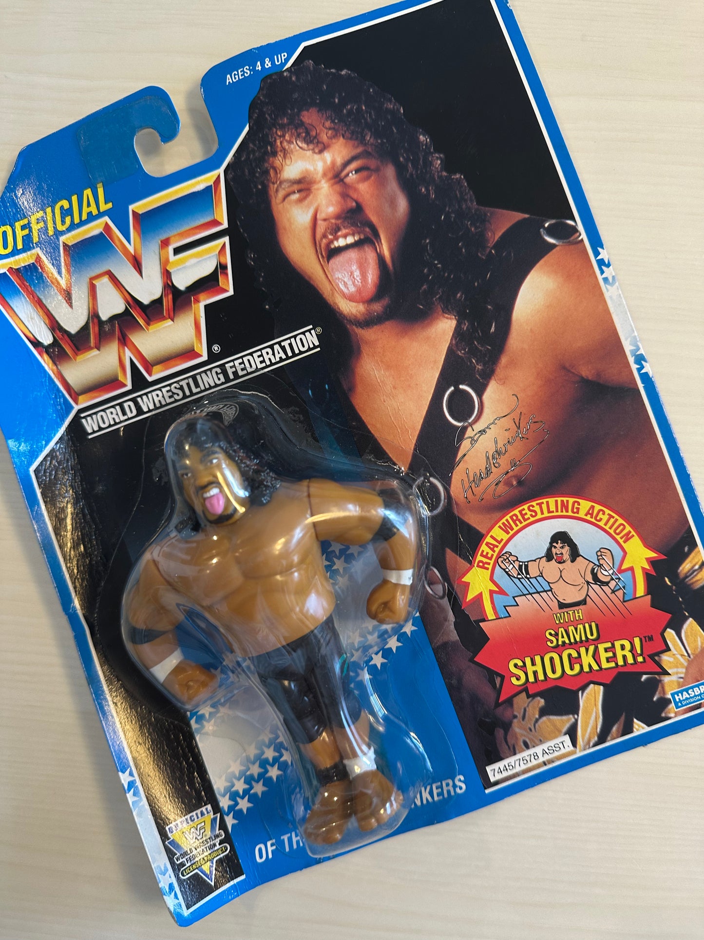 Samu the Headshrinker Series 10 WWF Hasbro
