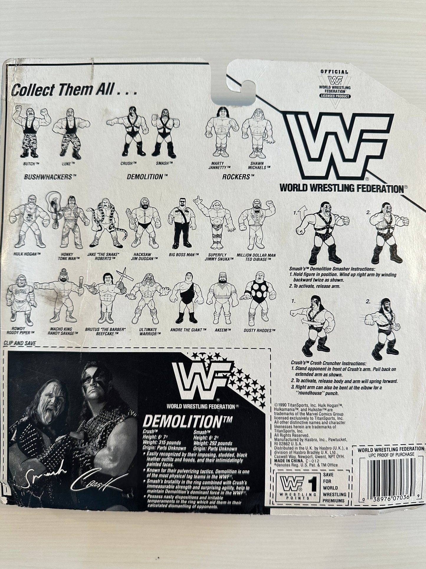 Demolition Series 2 WWF Hasbro