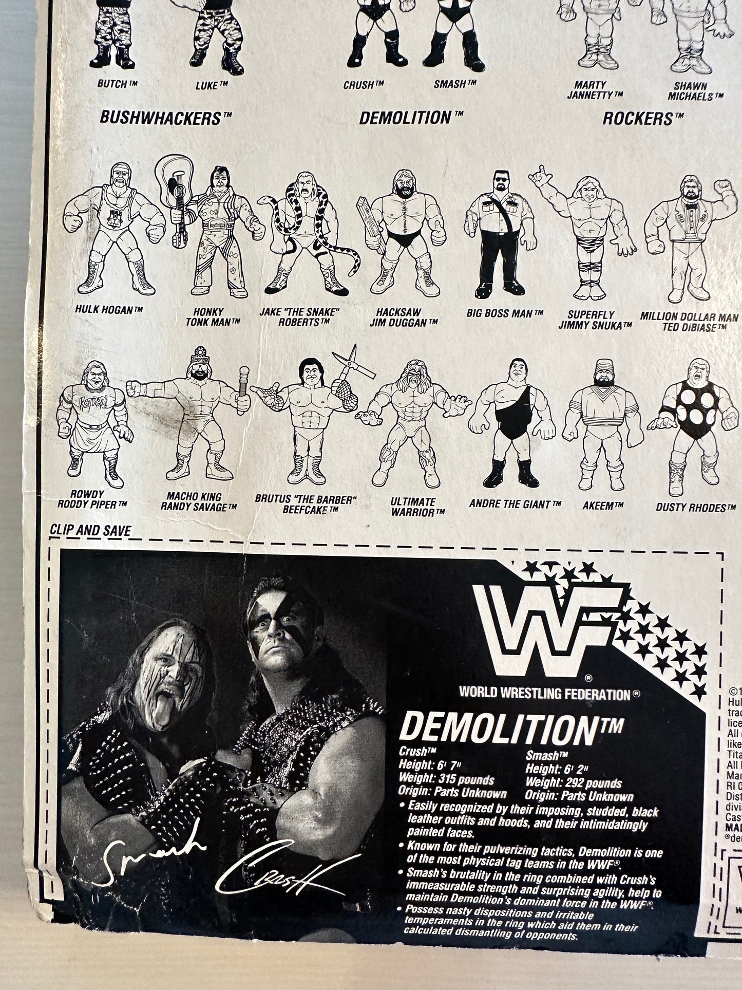 Demolition Series 2 WWF Hasbro