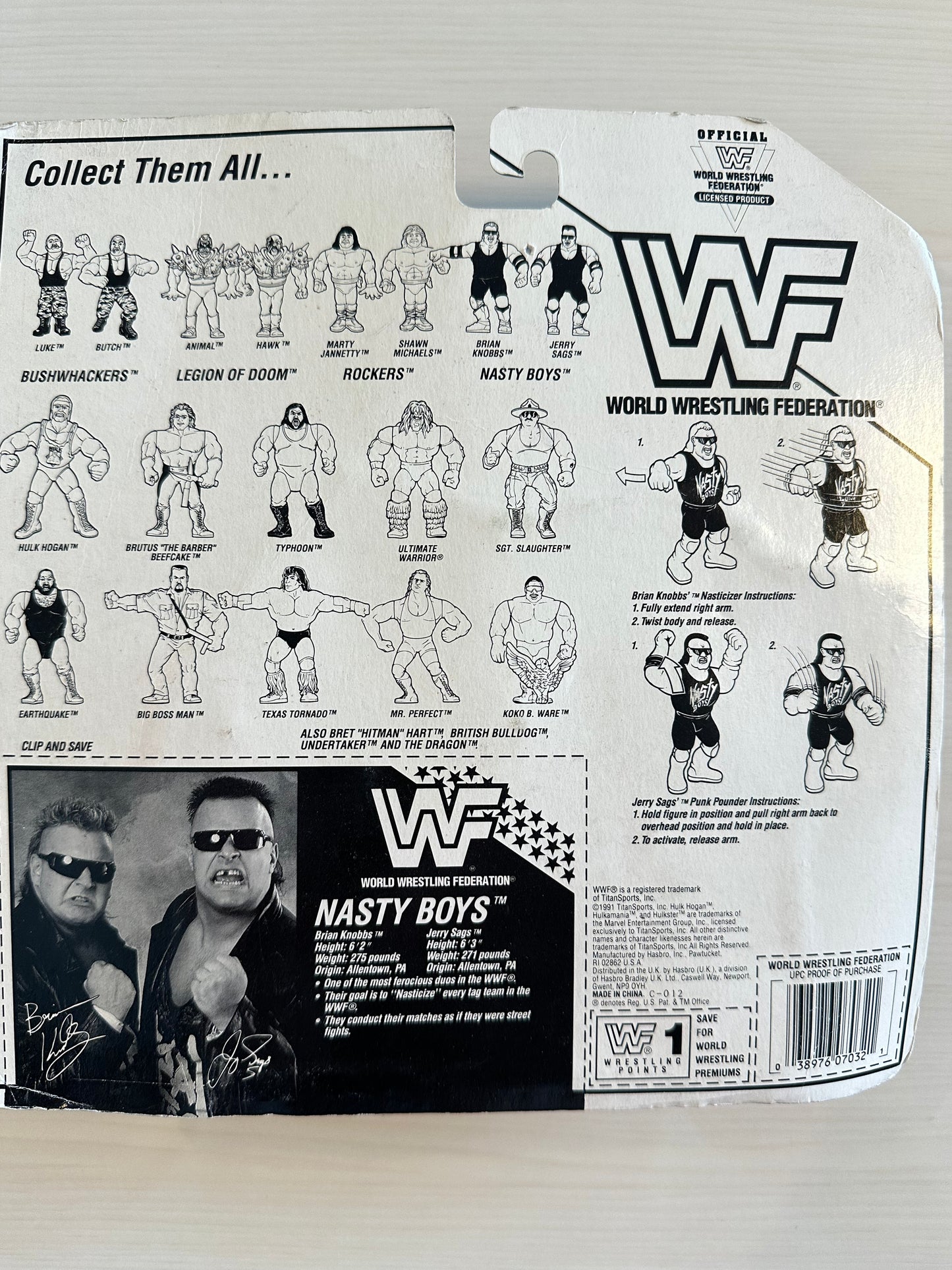Nasty Boys Series 2 WWF Hasbro