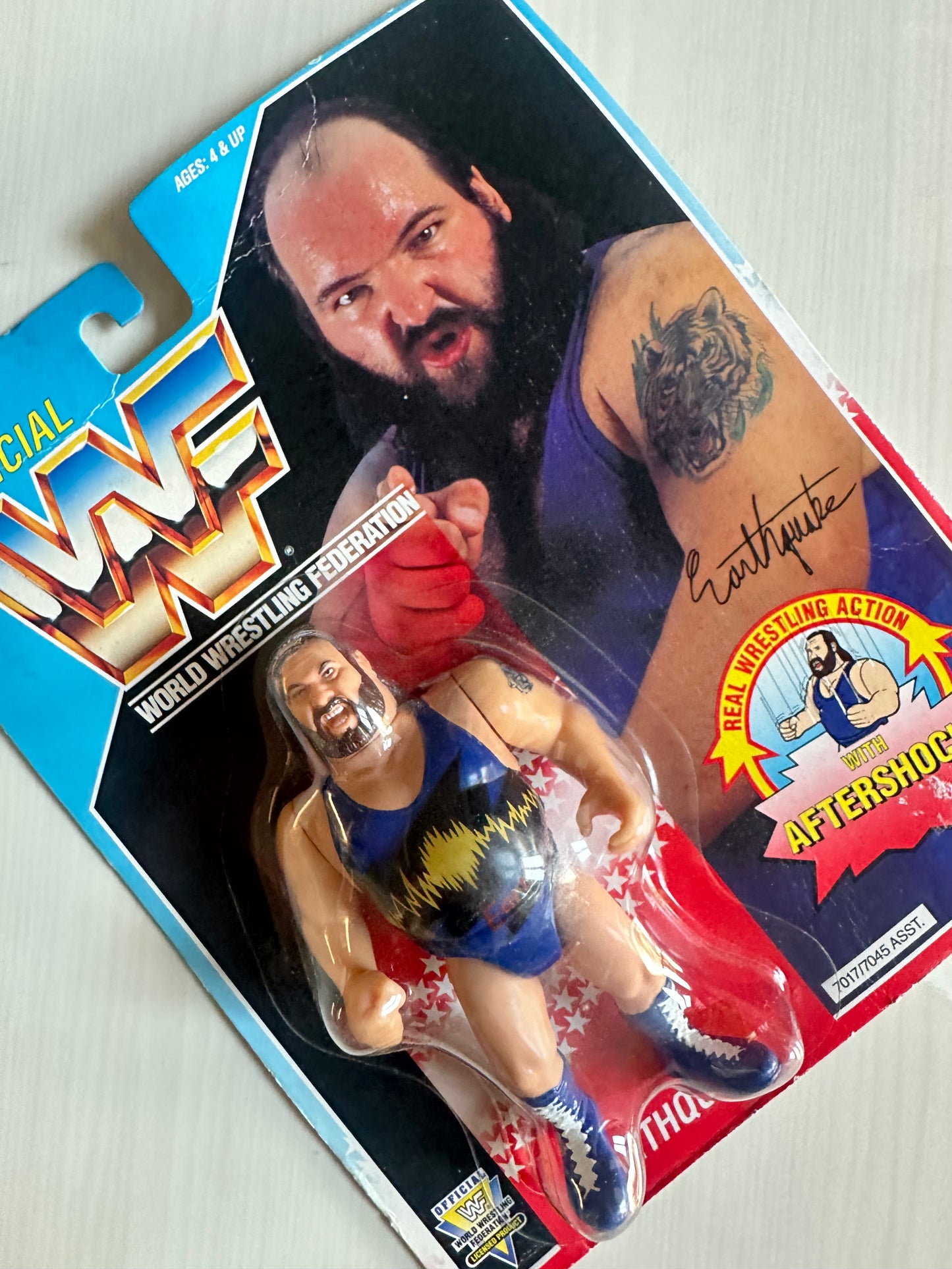 Earthquake Series 3 WWF Hasbro MOC figure