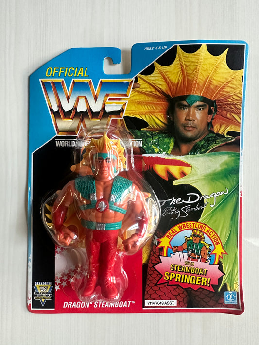 Ricky the Dragon Steamboat Series 4 WWF Hasbro MOC figure