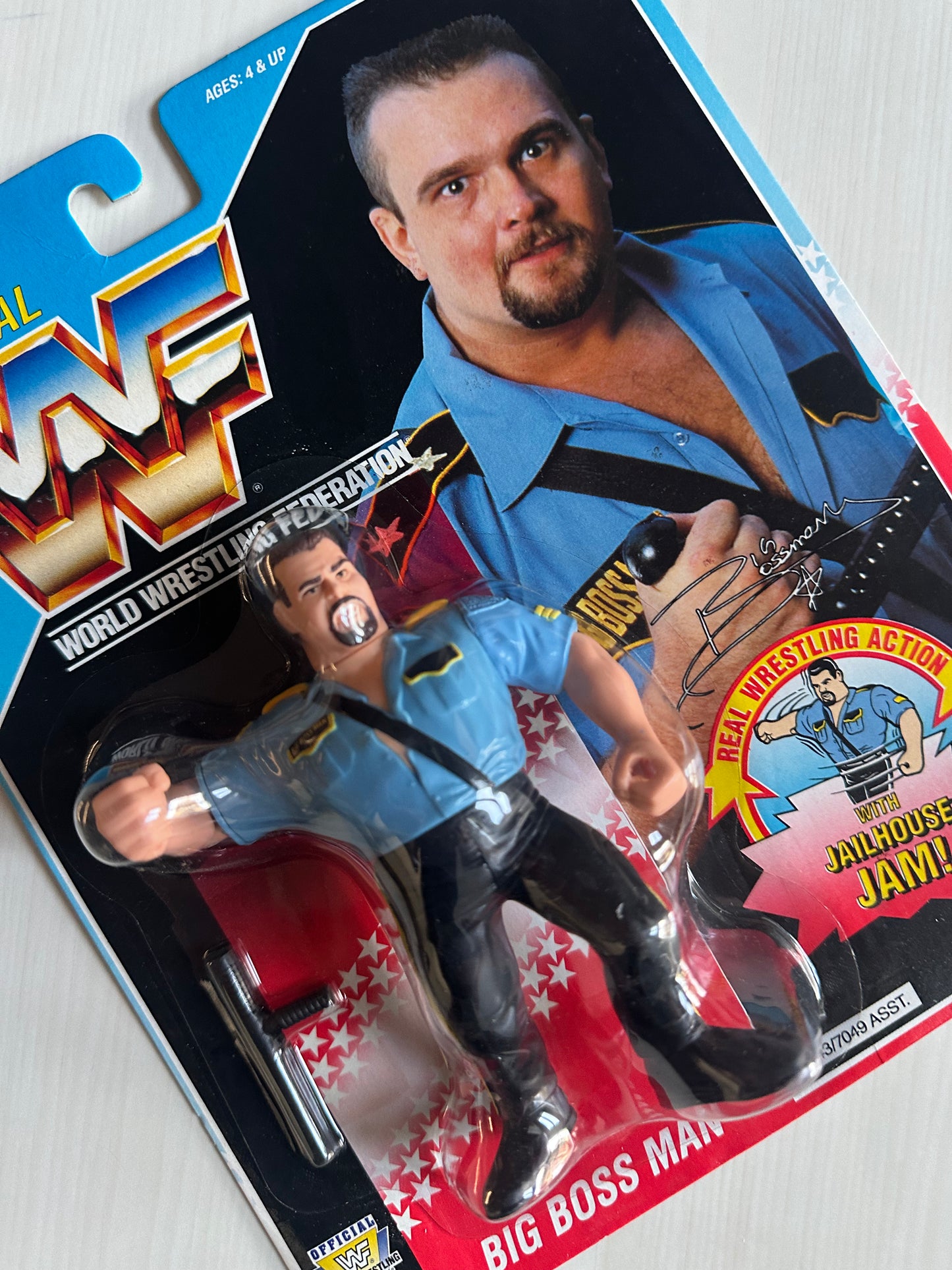 Big Boss Man Series 3 WWF Hasbro MOC figure