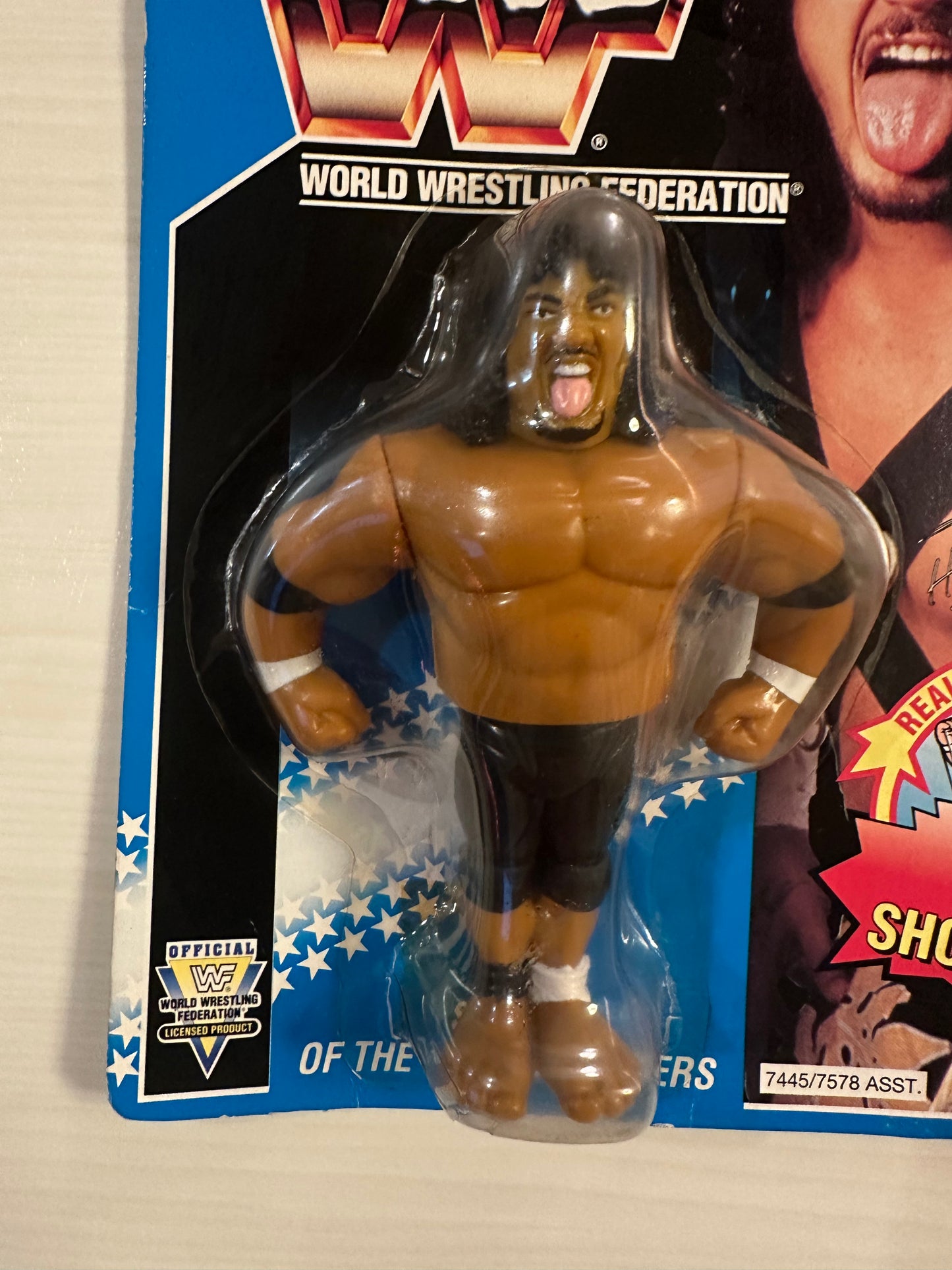 Samu the Headshrinker Series 10 WWF Hasbro