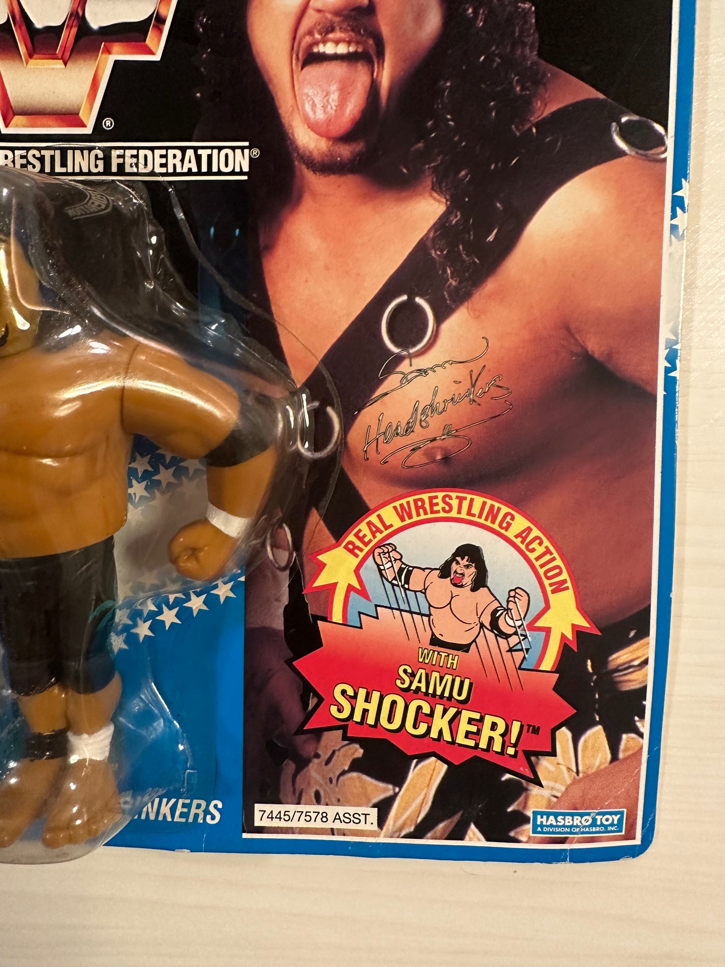 Samu the Headshrinker Series 10 WWF Hasbro