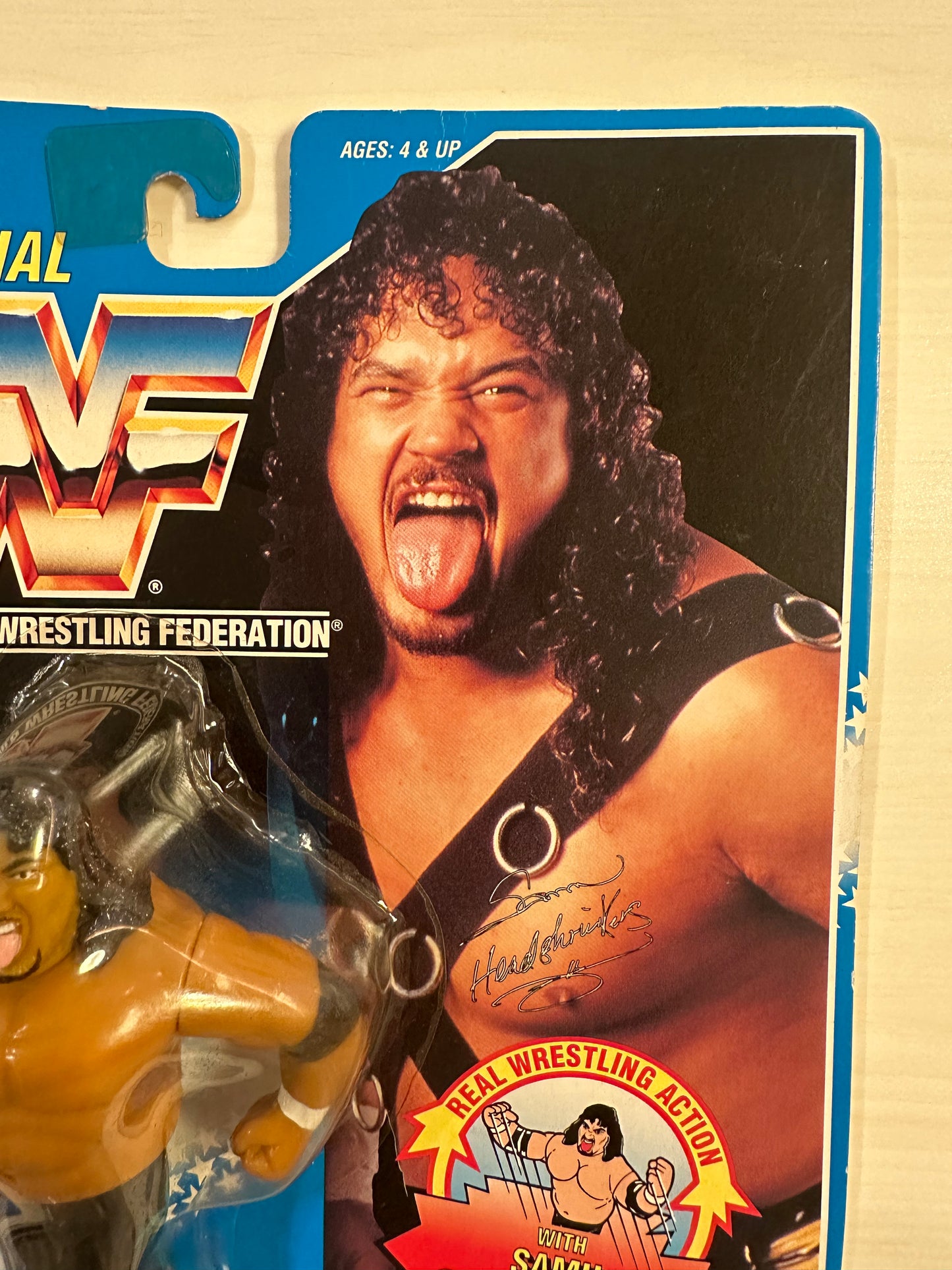 Samu the Headshrinker Series 10 WWF Hasbro